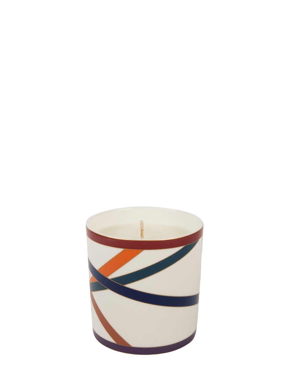 Missoni Home Collection Nastri Fine Porcelain Candle In Multicolor
