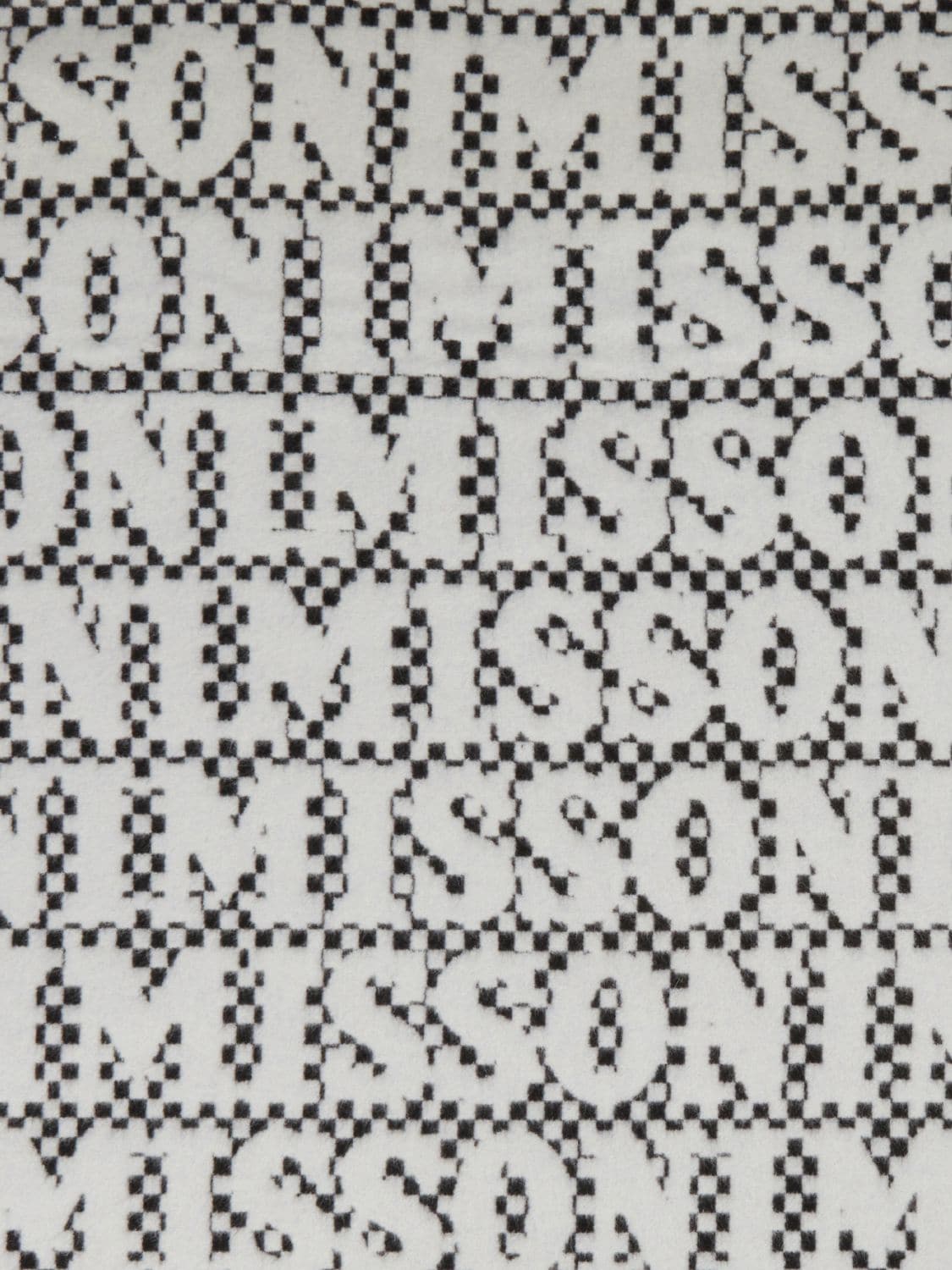 Shop Missoni Home Collection Logomania Throw In Black,white