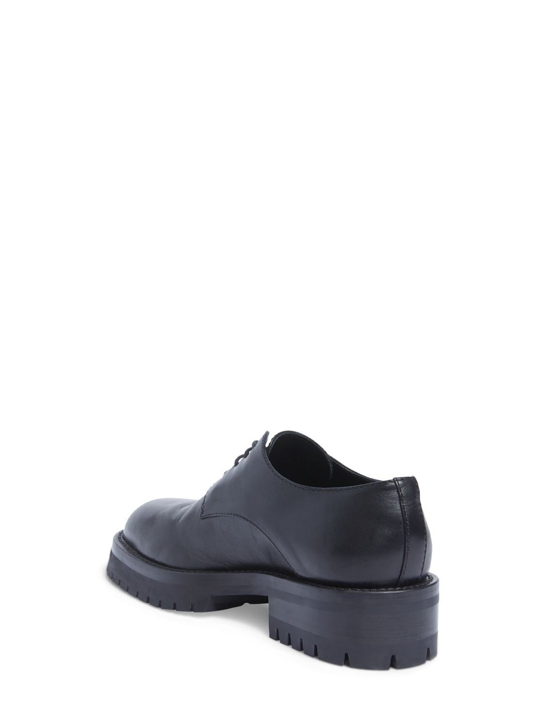 Shop Ann Demeulemeester Jodie Leather Derby Lace-up Shoes In Black
