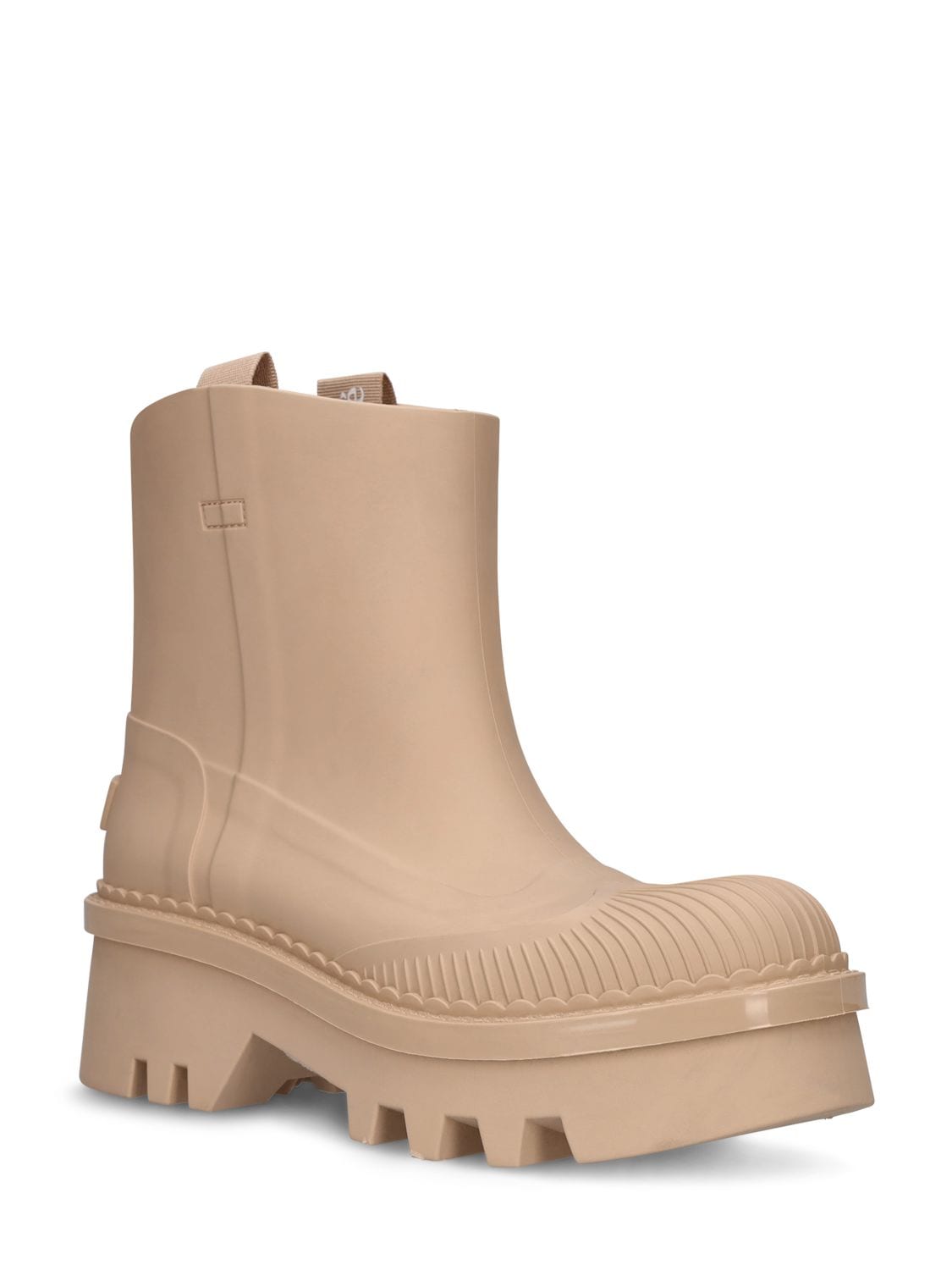 Shop Chloé 55mm Raina Rubber Rain Boots In Nude
