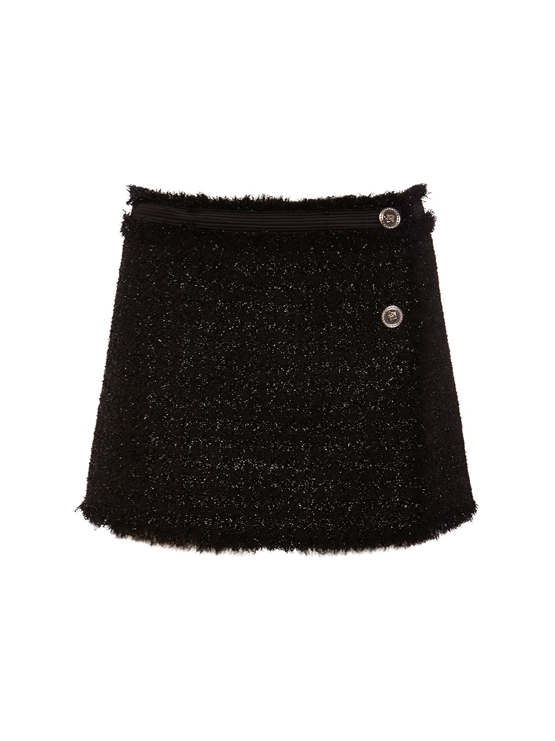 Image of Lurex Tweed Mini Skirt