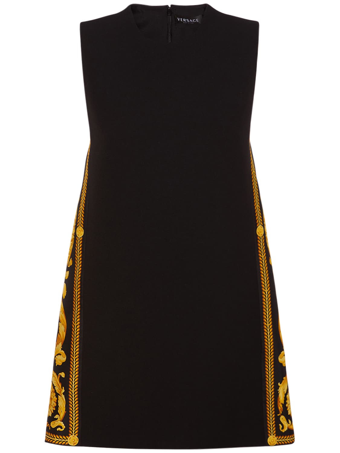 Image of Barocco Envers Satin Mini Dress