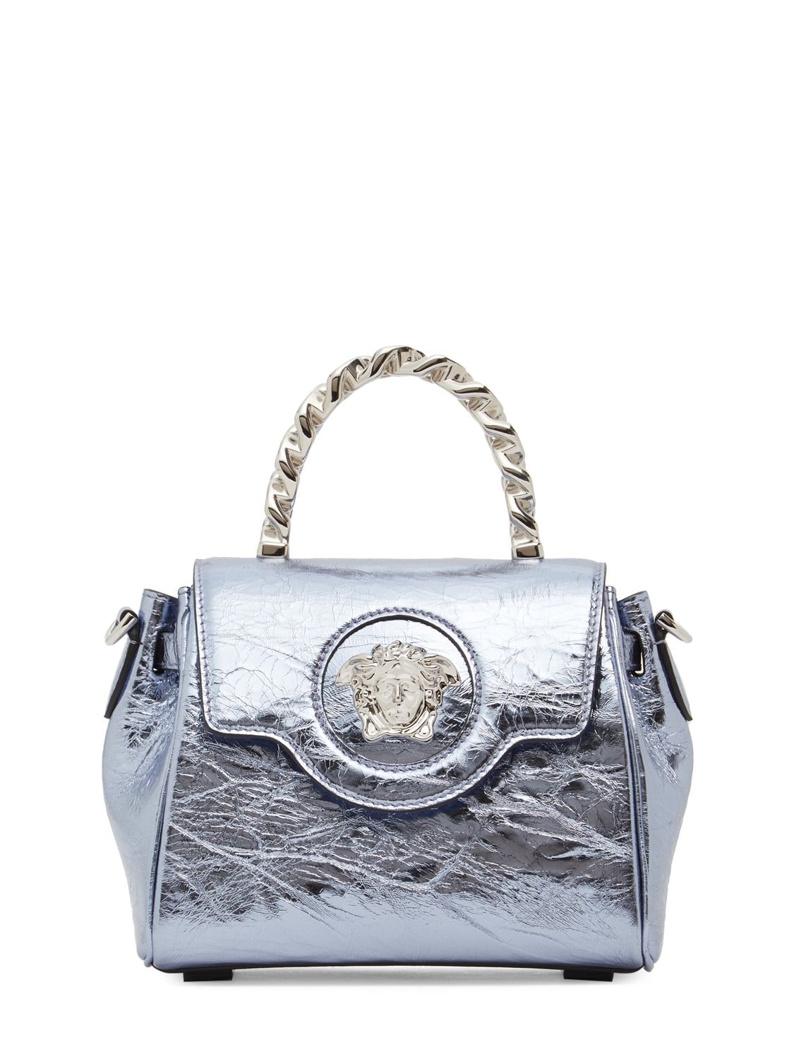 Image of Small Medusa Leather Top Handle Bag