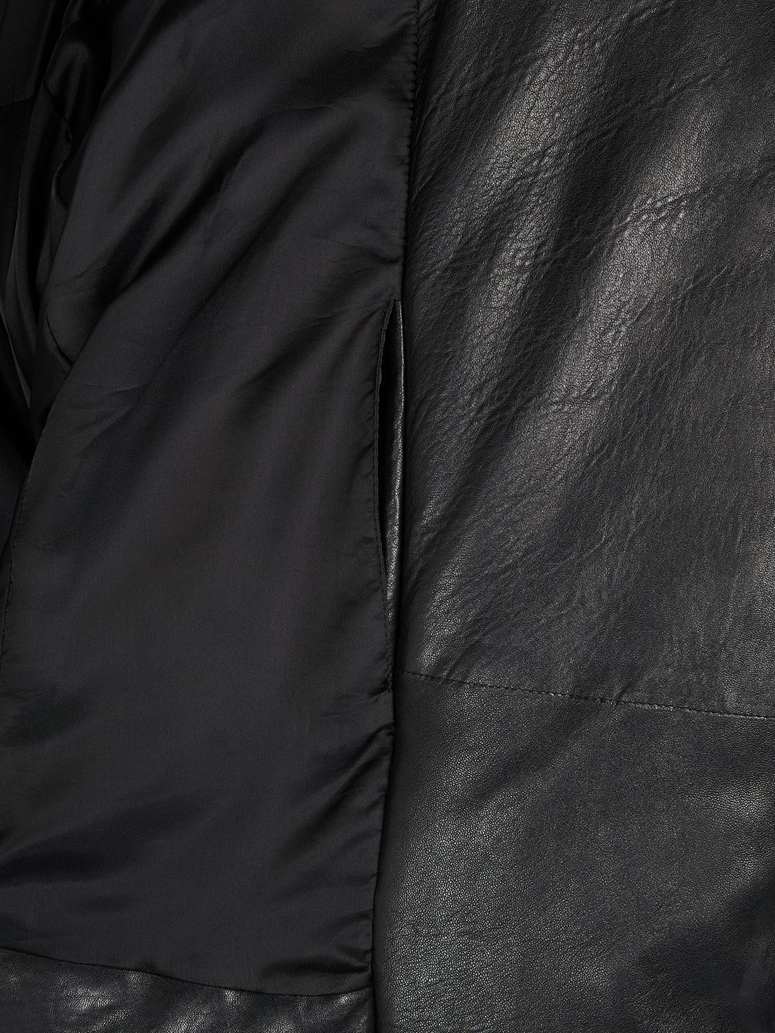 Shop Saint Laurent Casual Leather Bomber Jacket In Black