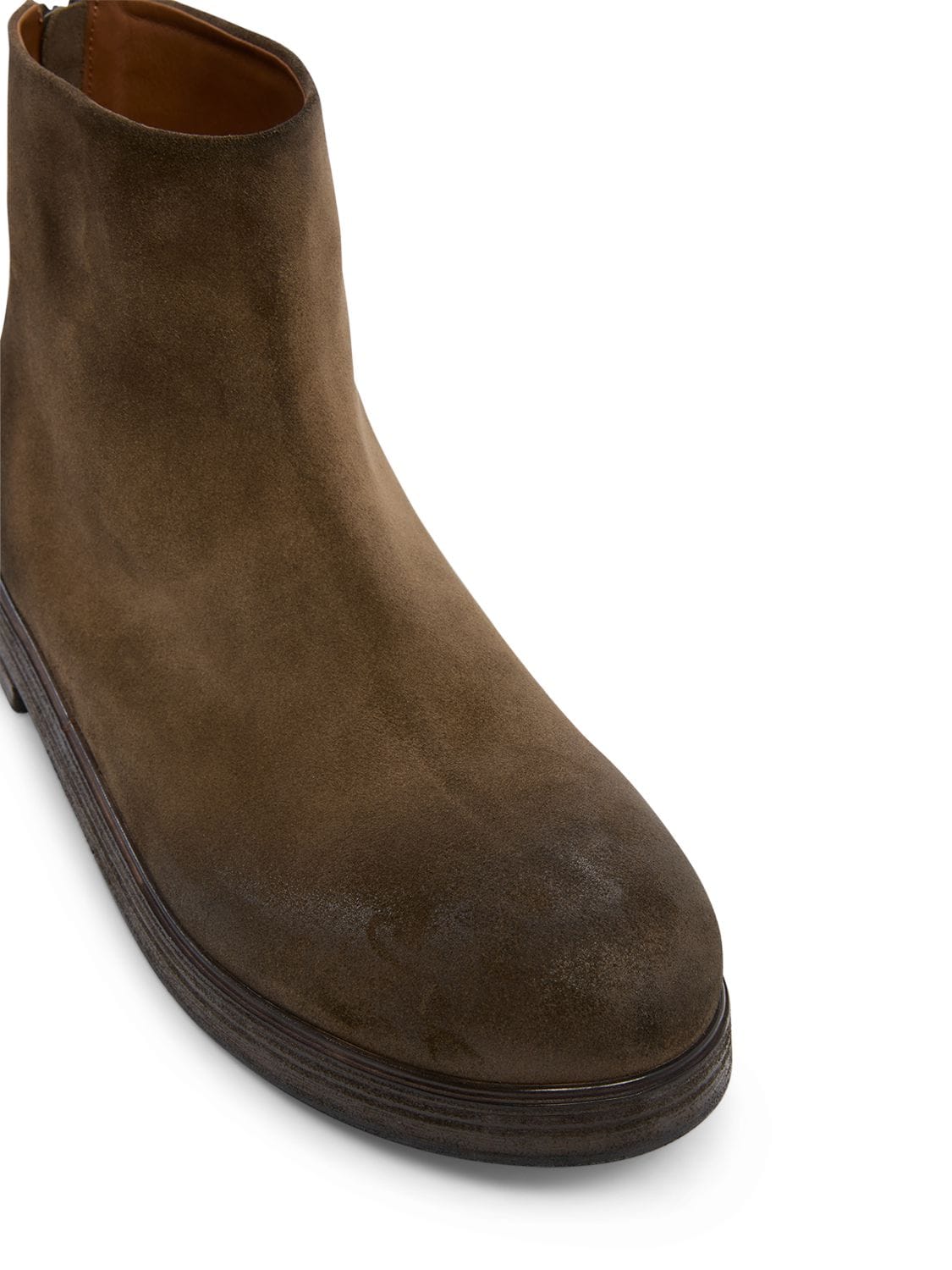 Shop Marsèll Zucca Zeppa Leather Boots In Brown