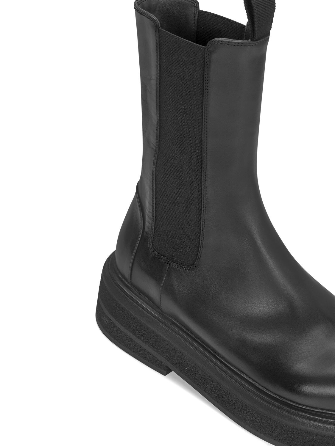 Shop Marsèll Zuccone Leather Boots In Black