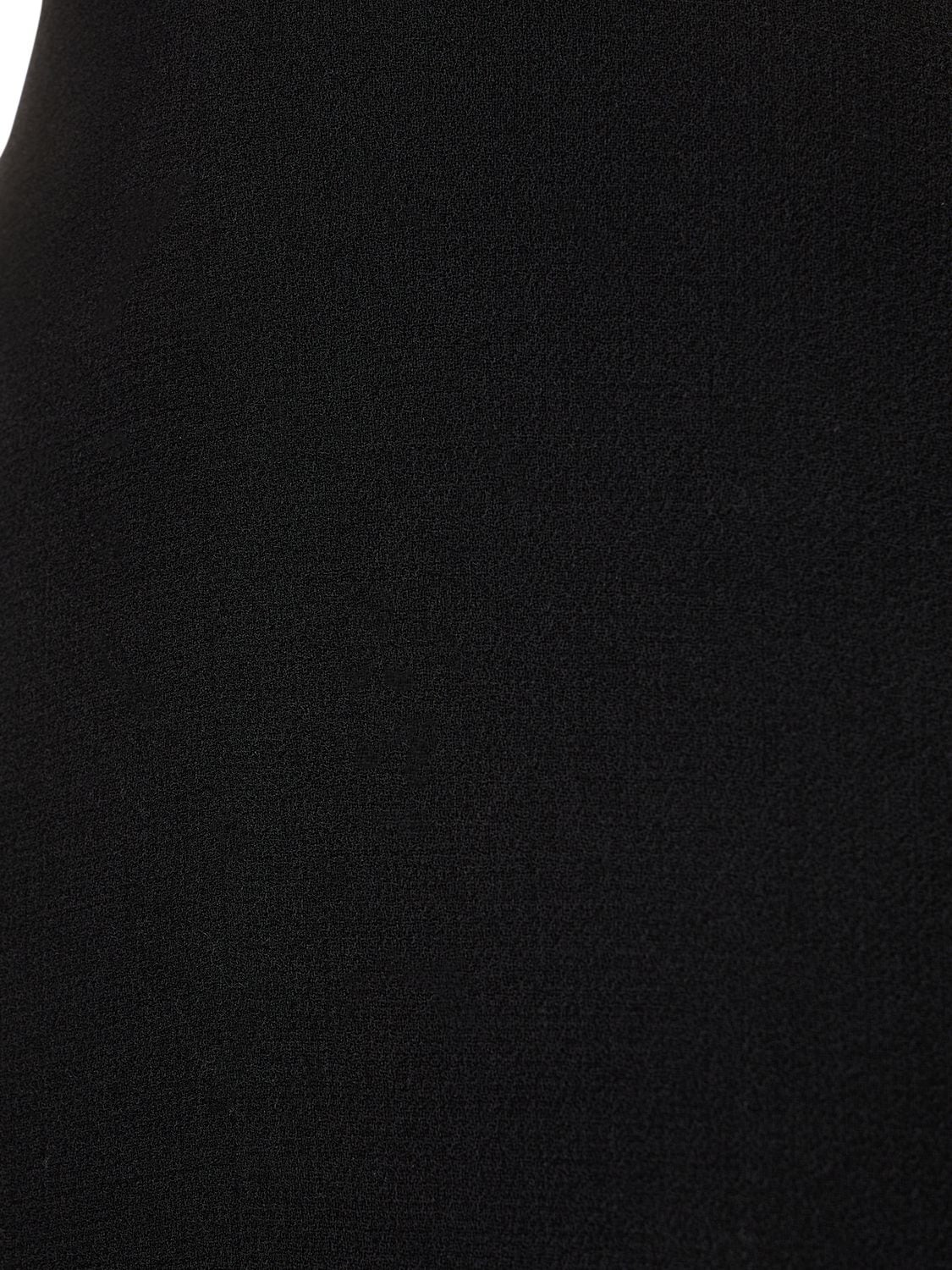 Shop Roberto Cavalli Embellished Cutout Crepe Long Dress In Black