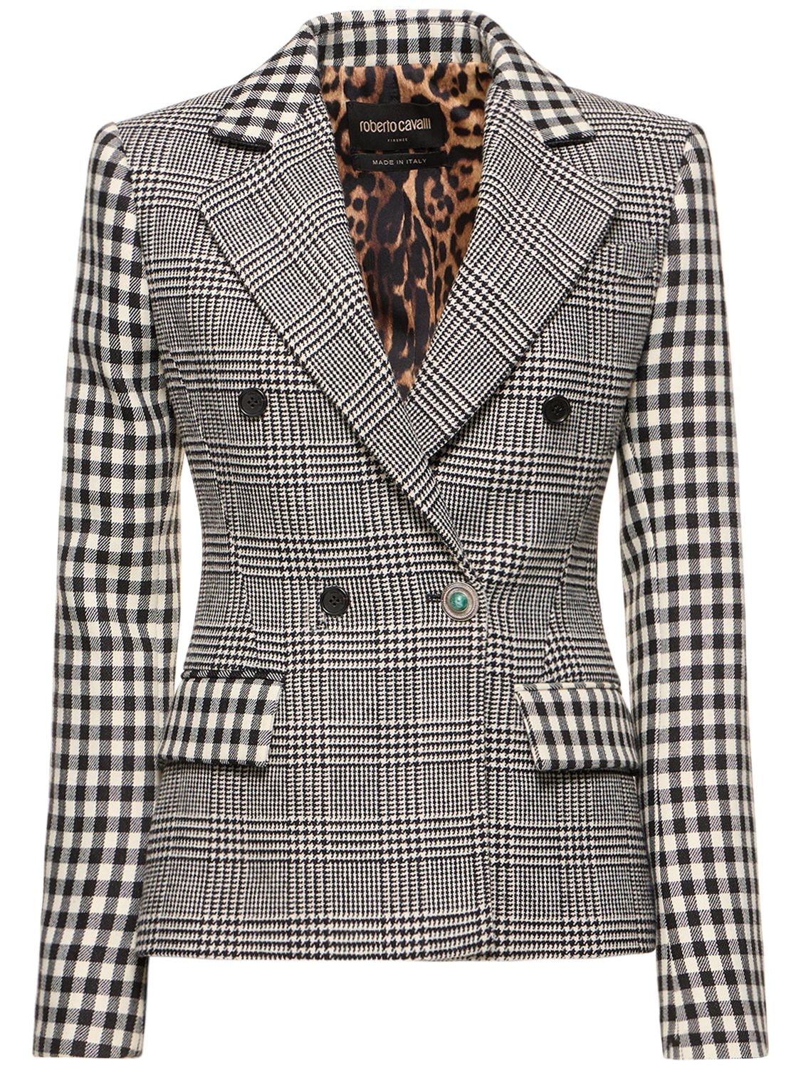 Prince Of Wales And Check Blazer – WOMEN > CLOTHING > JACKETS
