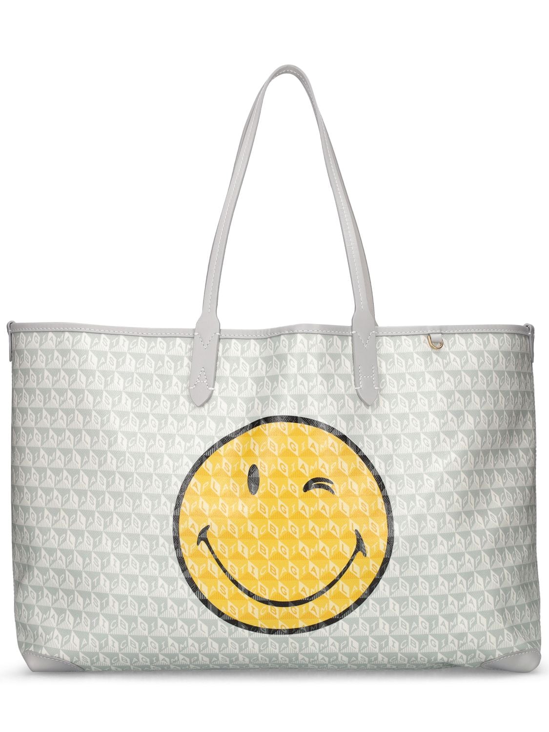 Anya Hindmarch I Am A Plastic Bag Smiley Tote Bag