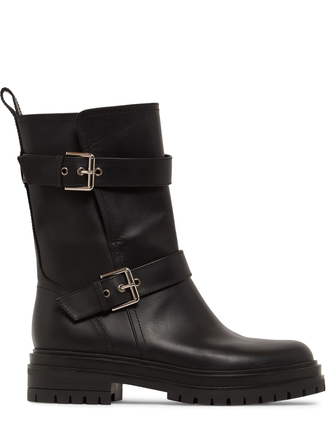 Image of 20mm Thiago Leather Biker Boots