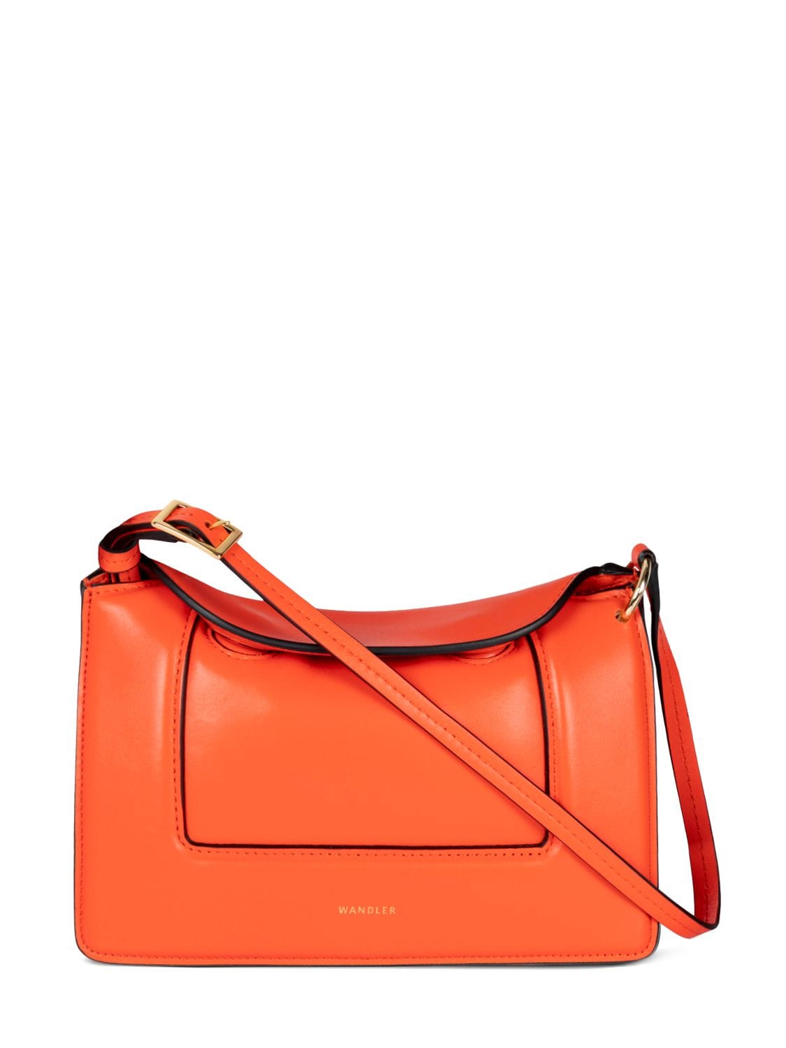 Wandler Micro Penelope Leather Shoulder Bag In Nectar Eclipse