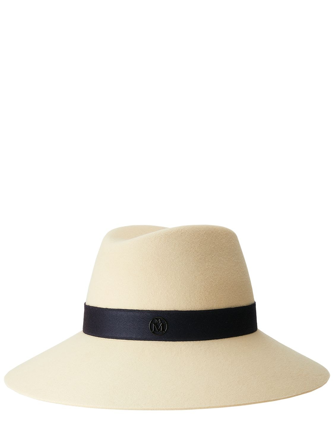 Maison Michel Kate Wool Hat In Seed Pearl