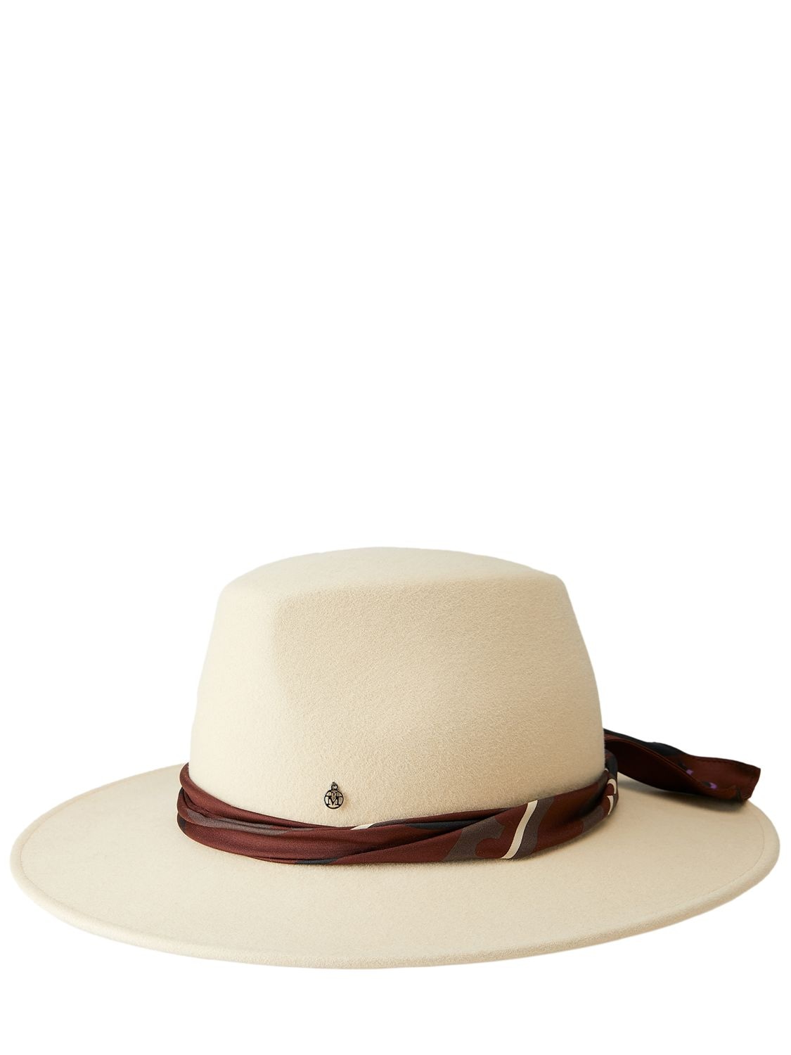 Image of Kyra Wool Hat W/ Silk Hatband