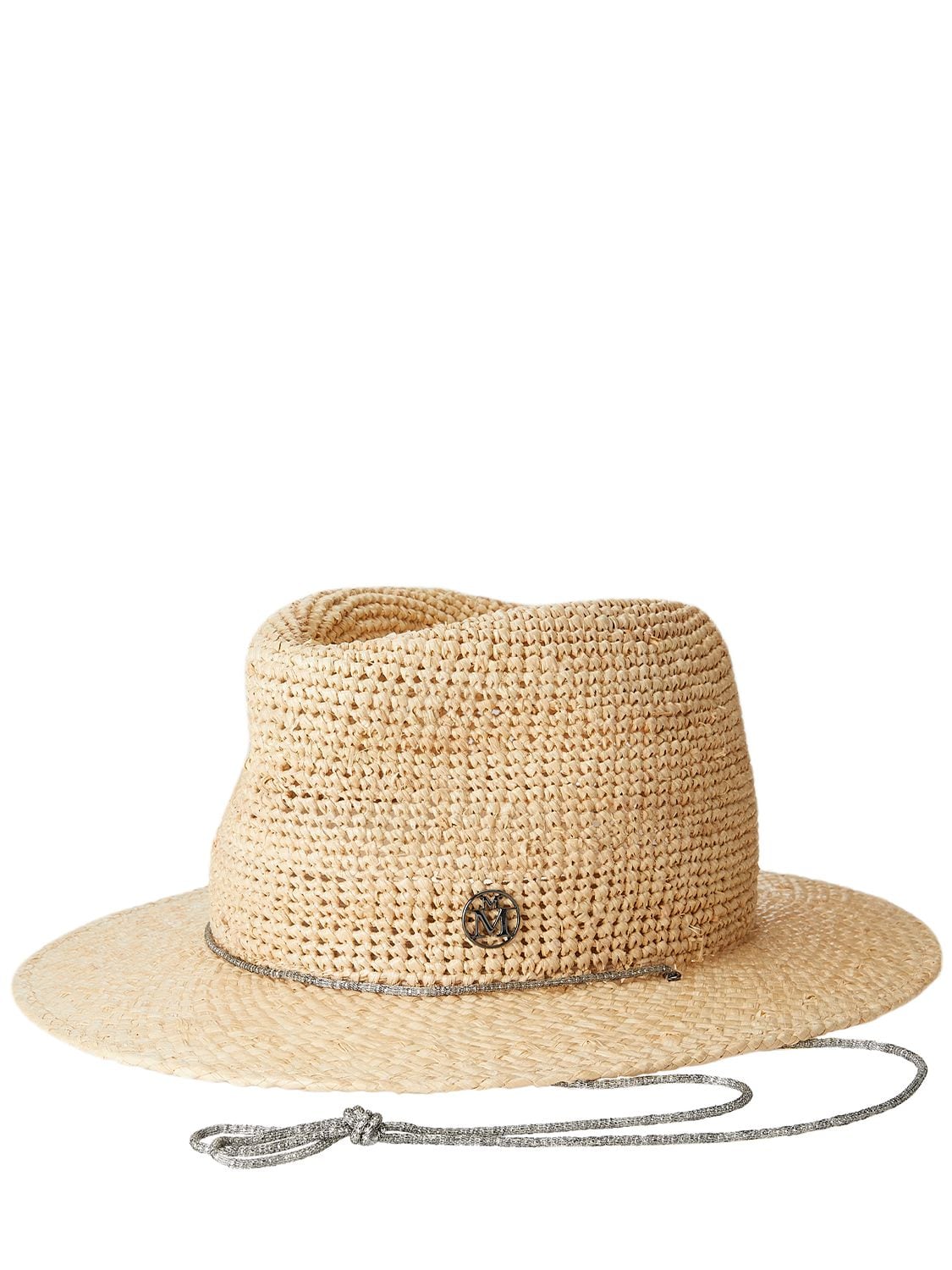 Maison Michel Andre Raffia Straw Hat In Natural