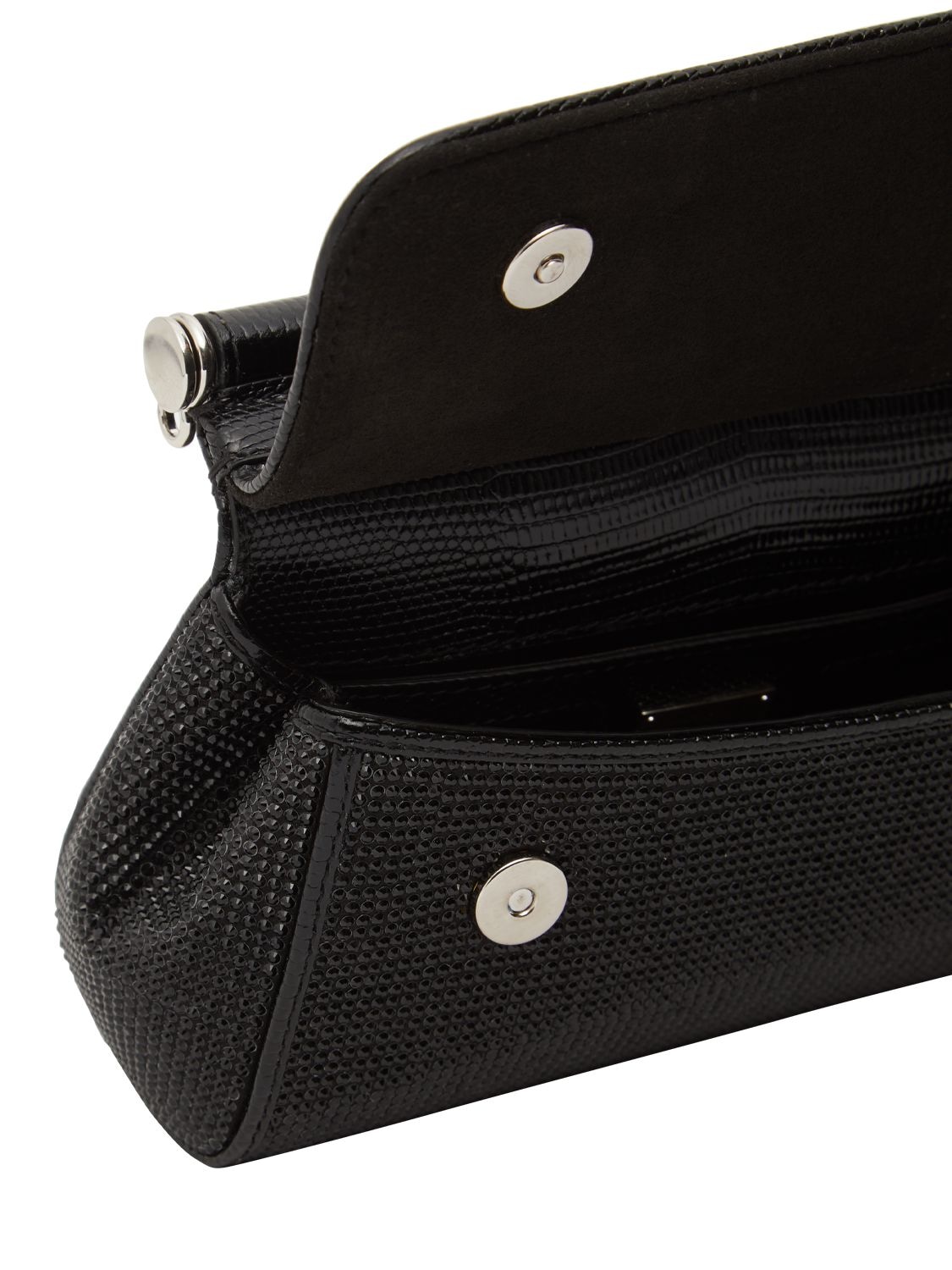 Elongated Sicily handbag in Black
