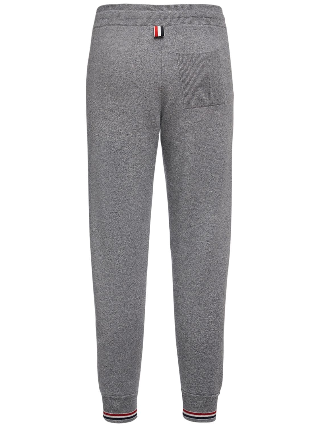 Shop Thom Browne Cashmere Jersey Sweatpants In Lt Grey
