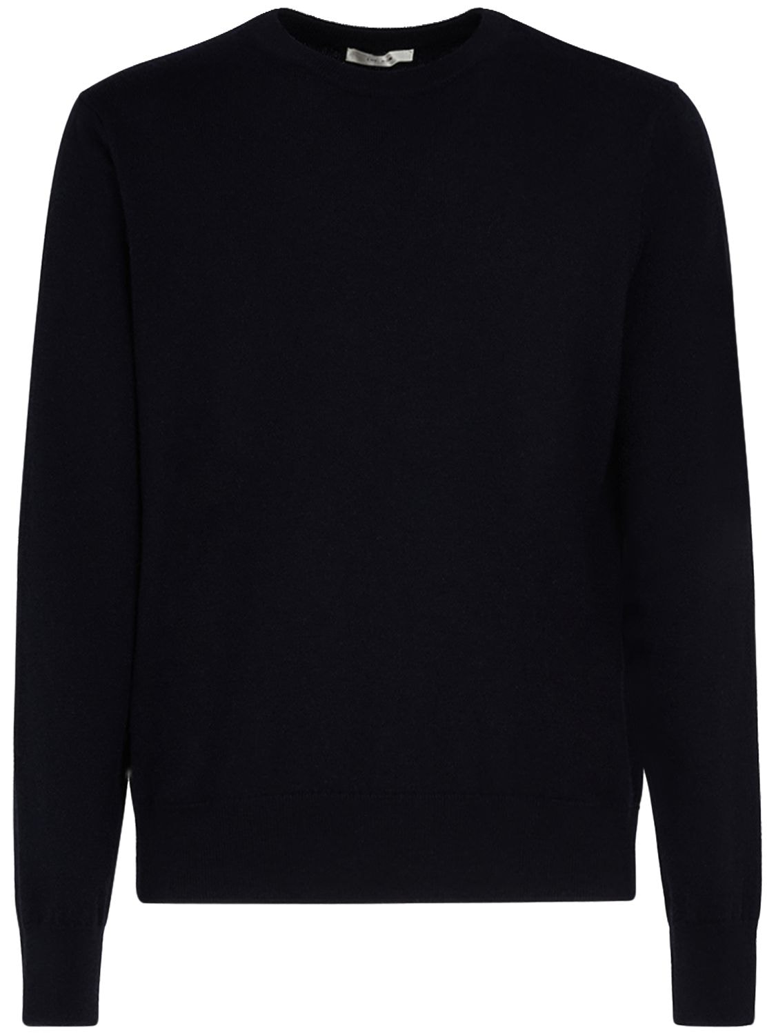The Row Benji Cashmere Crewneck Sweater In Black