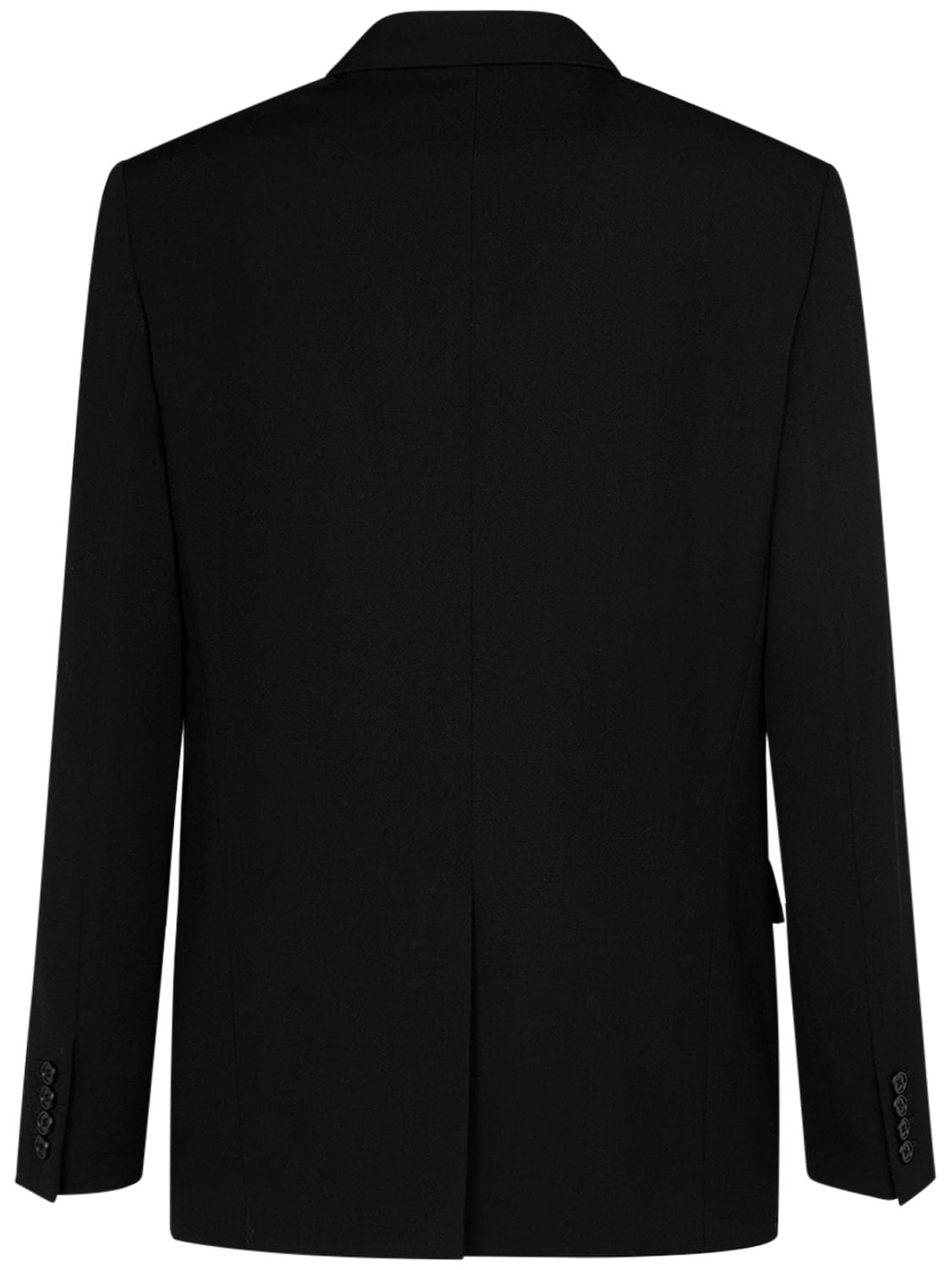 Shop The Row Laydon Single Breasted Wool Jacket In Black
