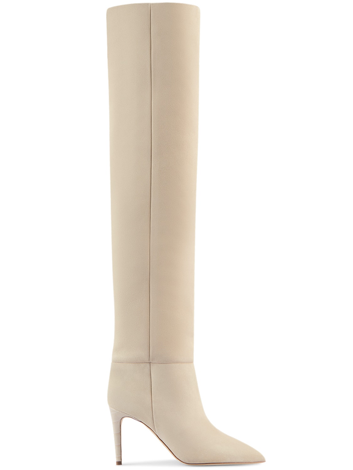 Image of 85mm Stiletto Suede Over-the-knee Boots