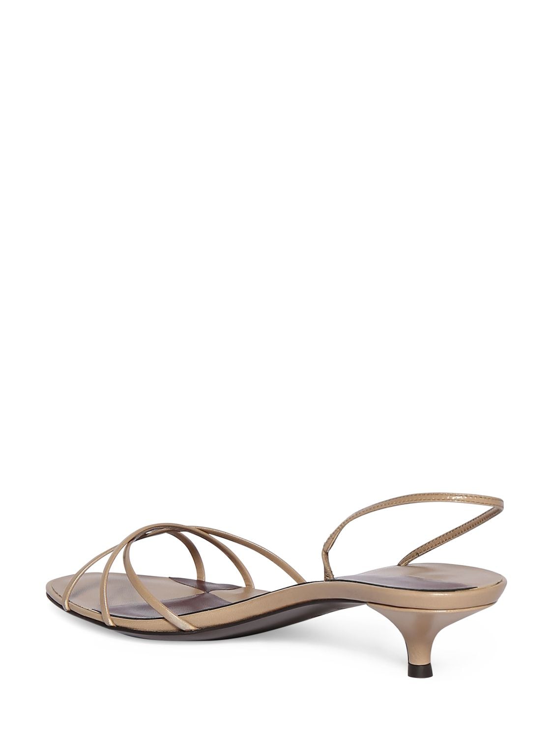 Shop The Row 35mm Harlow Leather Sandals In Beige