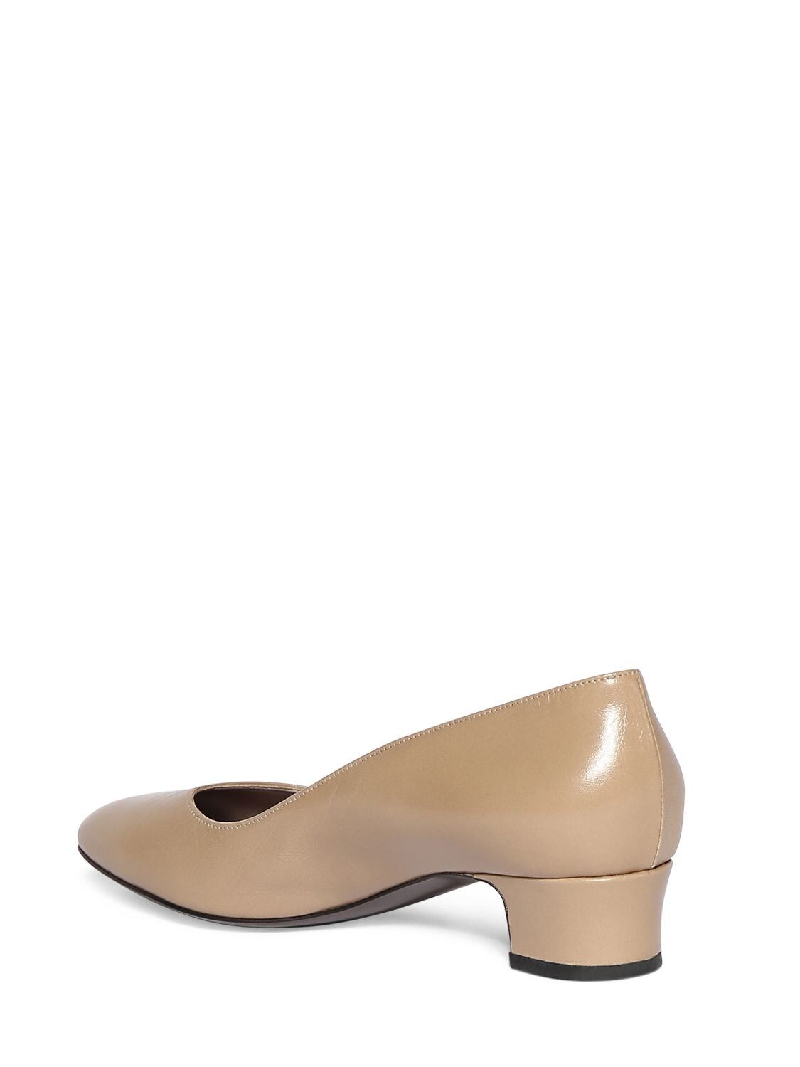 Shop The Row 35mm Luisa Leather Pumps In Cream