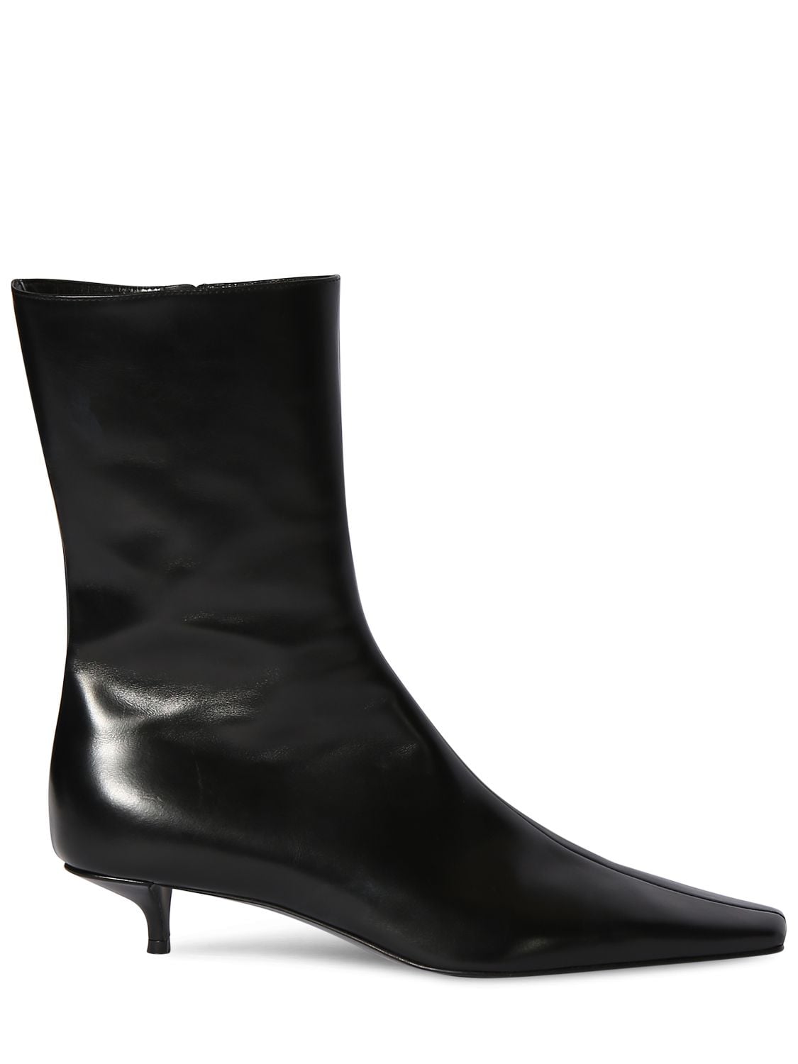 The Row 35mm Shrimpton Leather Boots In Black