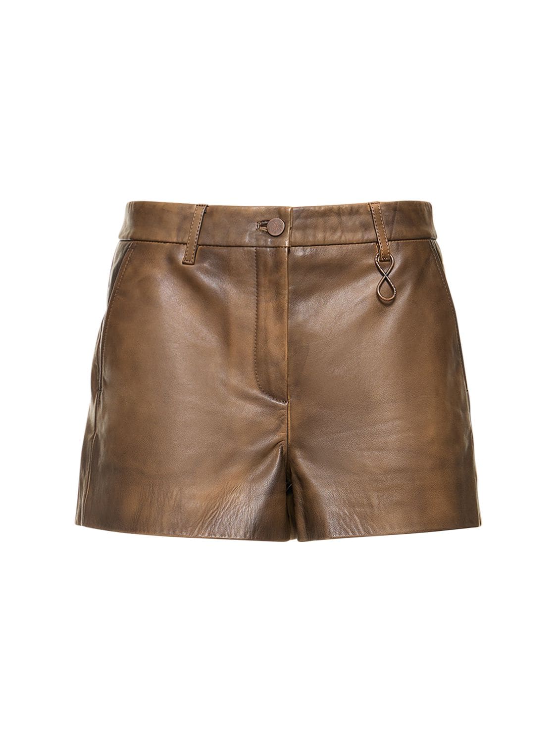 Cenila Leather Shorts – WOMEN > CLOTHING > SHORTS