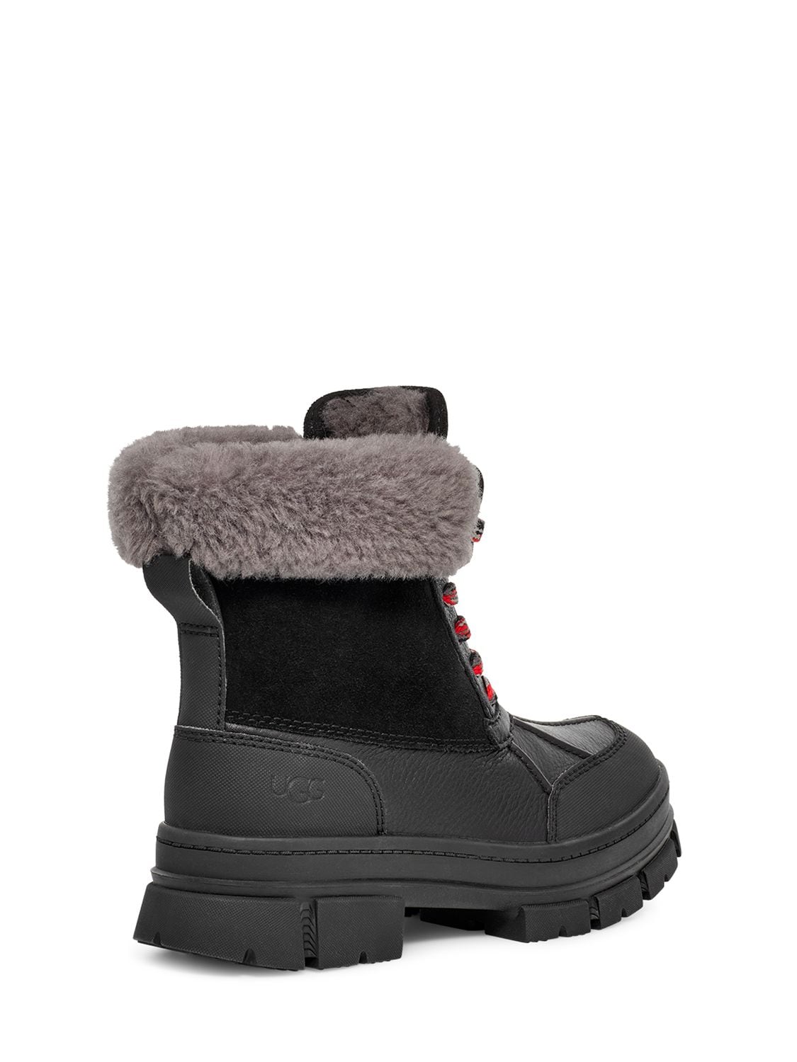 Shop Ugg 25mm Ashton Addie Hiking Boots In Black