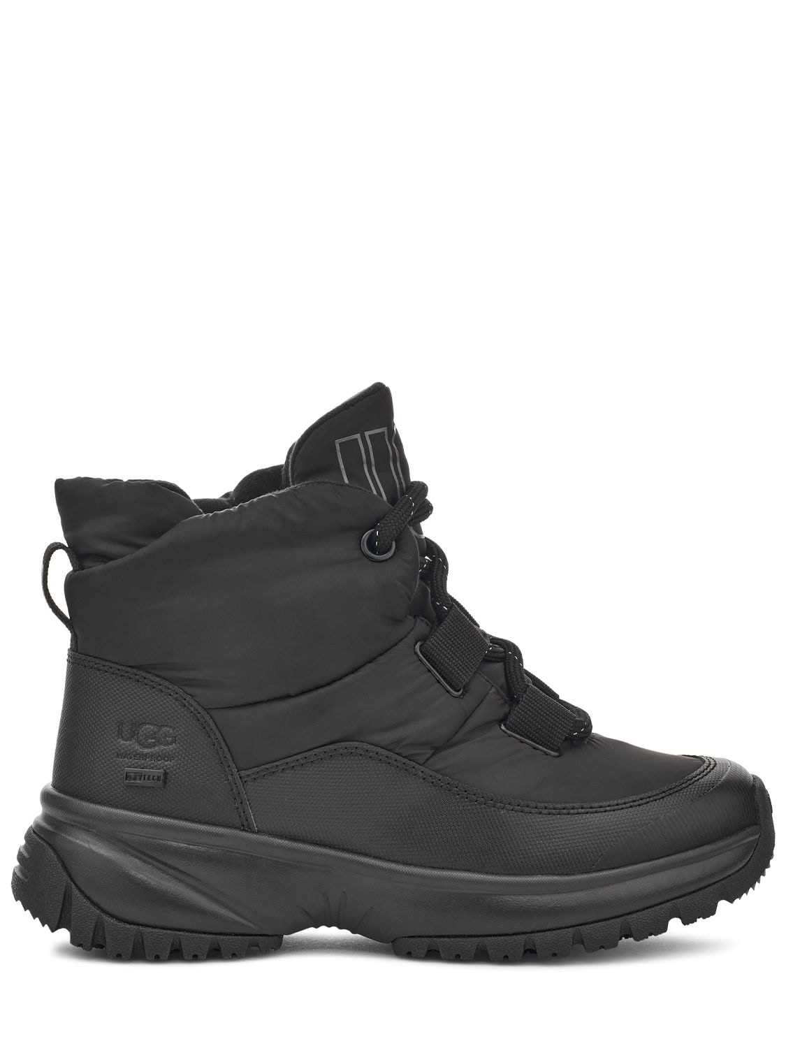 Shop Ugg 25mm Yose Puffer Hiking Boots In Black