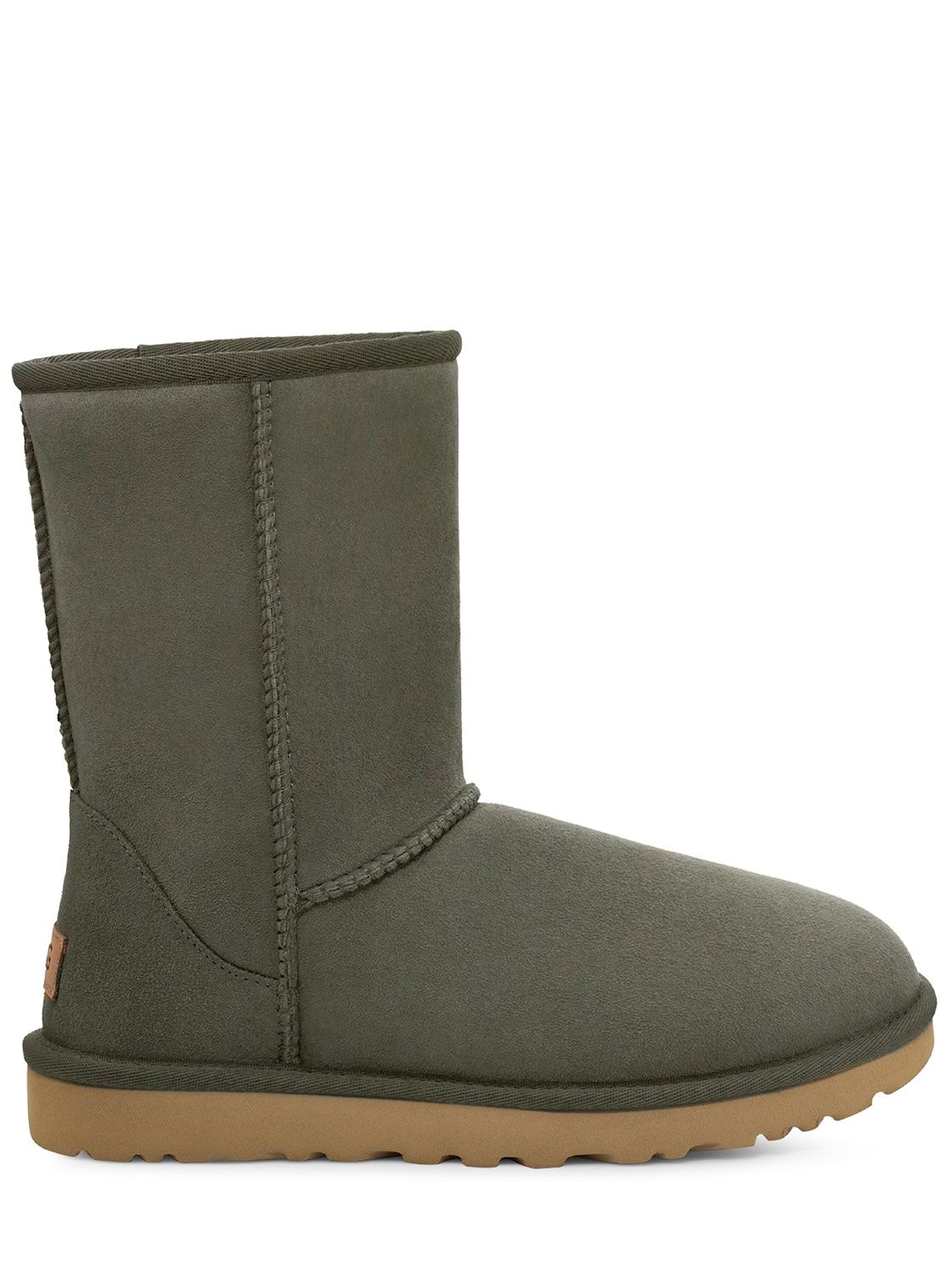 Ugg 10mm Classic Short Ii Shearling Boots In Military Green