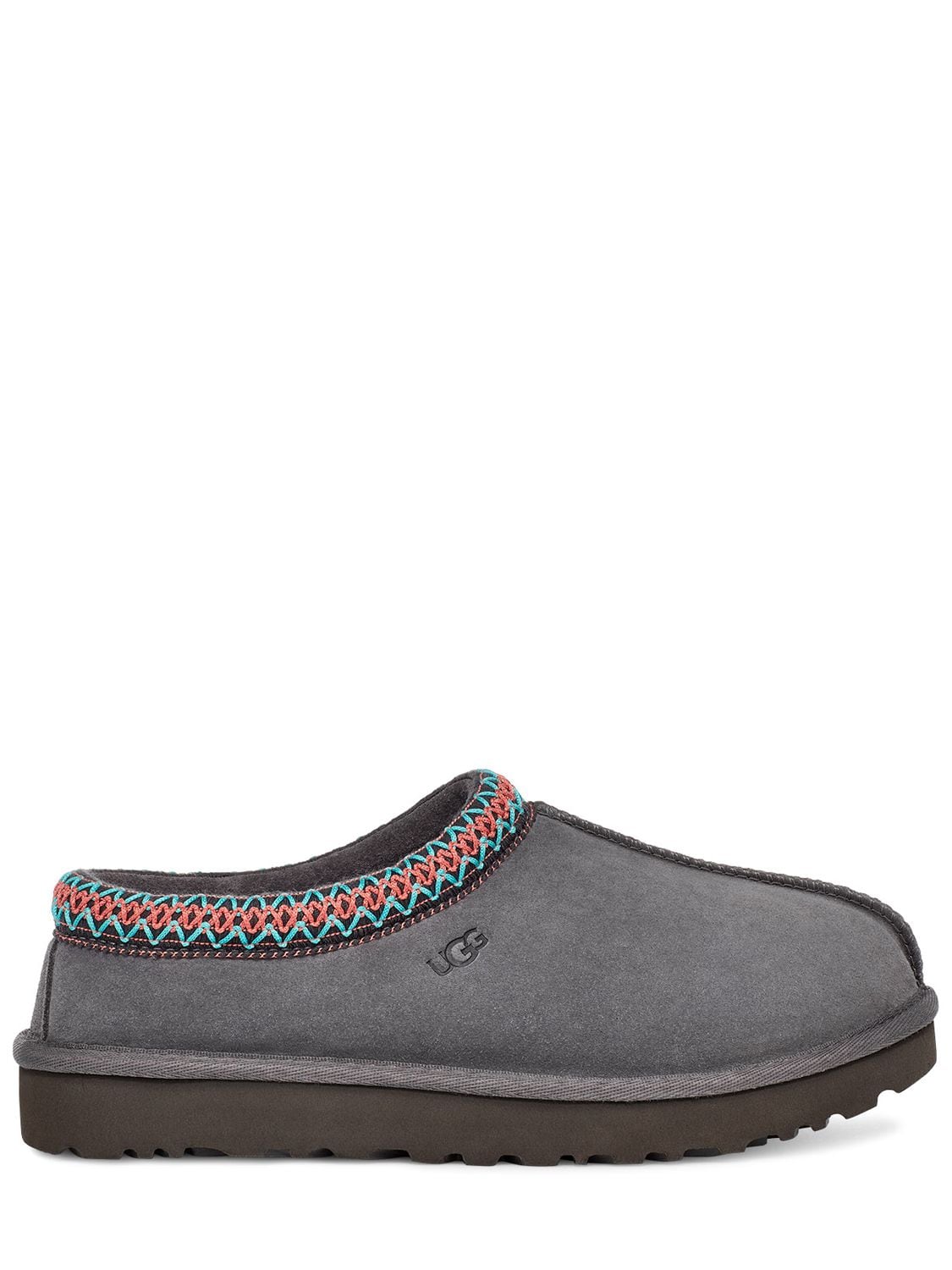 Ugg 10mm Tasman Shearling Loafers In Dark Grey