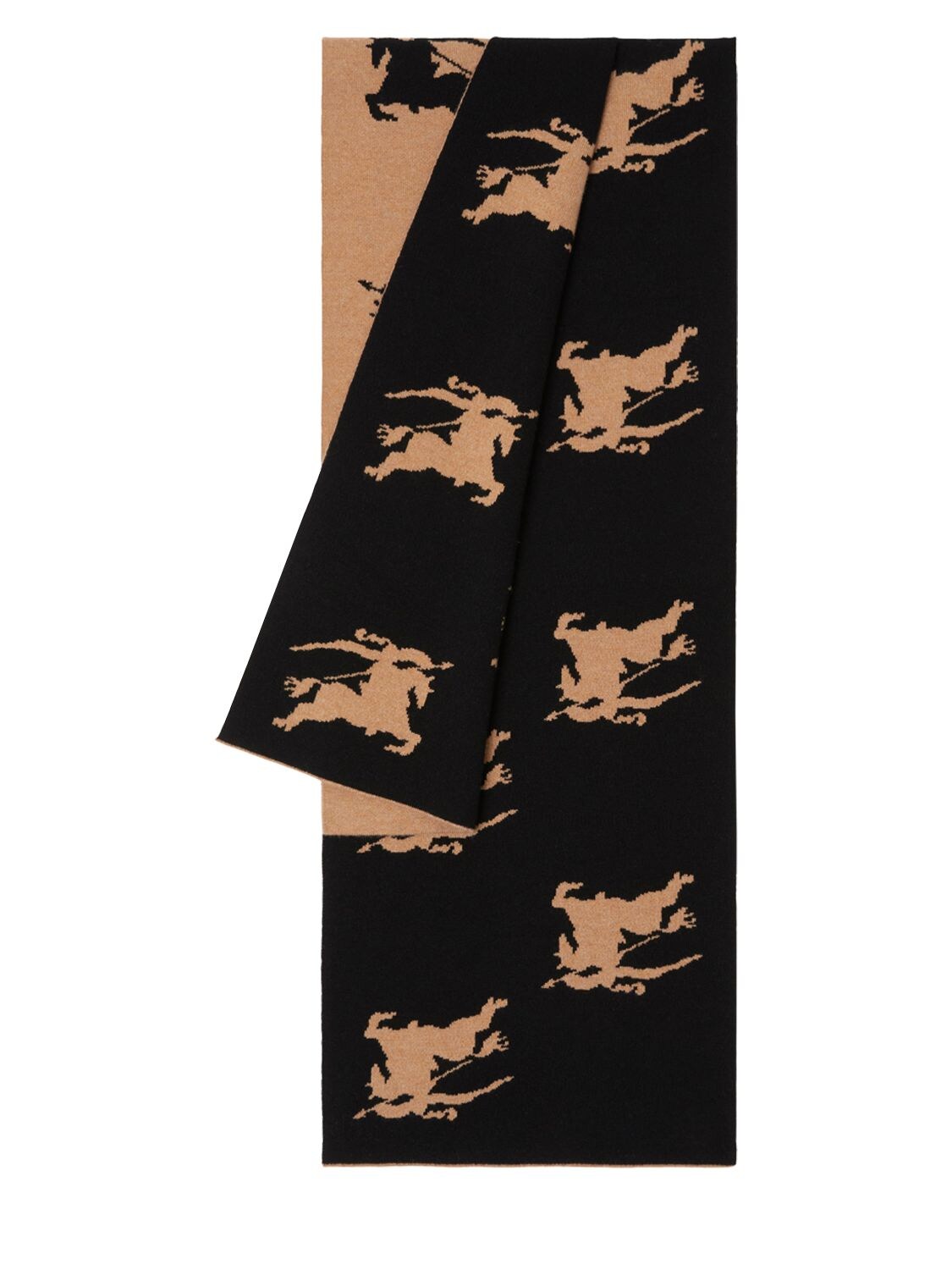 BURBERRY KNIGHT PRINTED CASHMERE SCARF