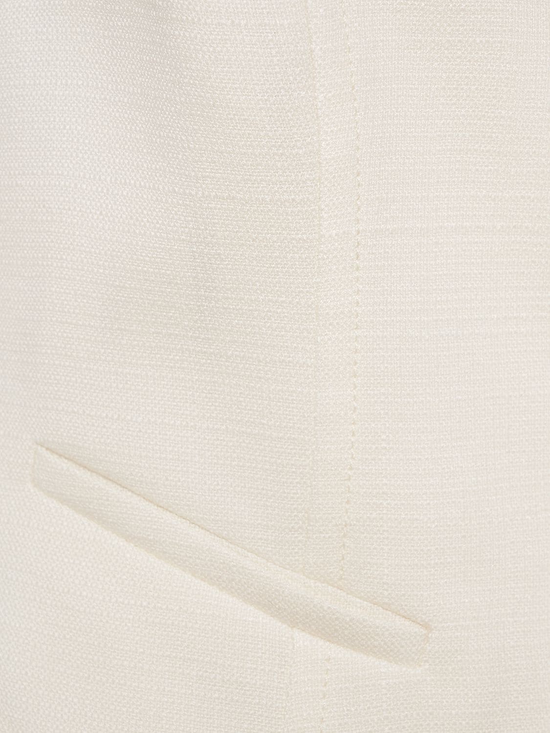 Shop Etro Wool & Viscose Twill Vest In White