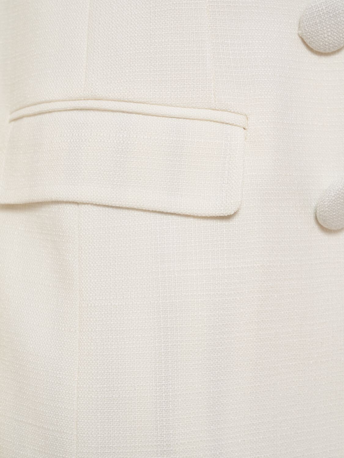 Shop Etro Wool & Viscose Twill Blazer In White