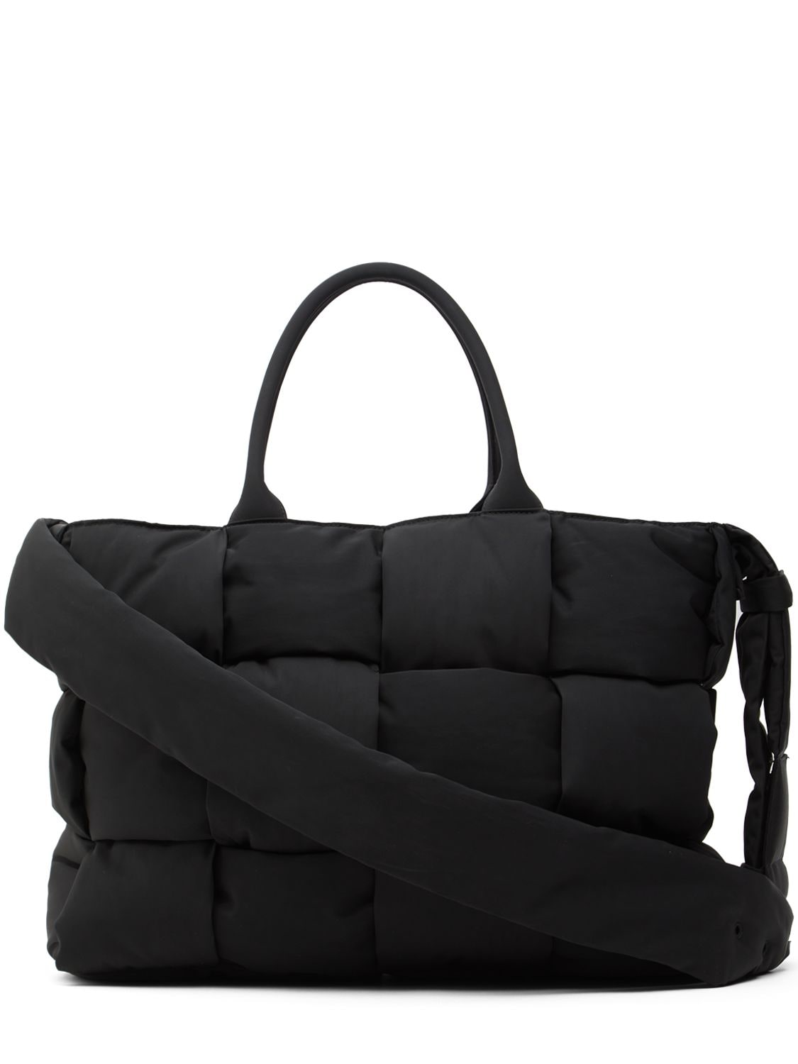 Arco Large padded tote bag in black - Bottega Veneta