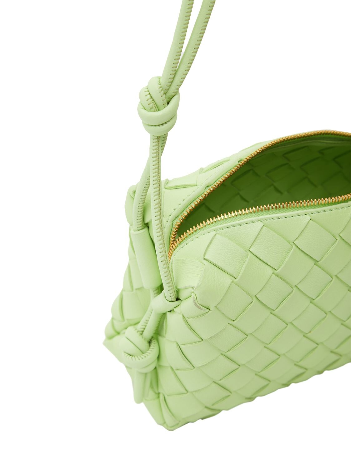 Bottega Veneta® Women's Mini Loop Camera Bag in Fennel. Shop online now.