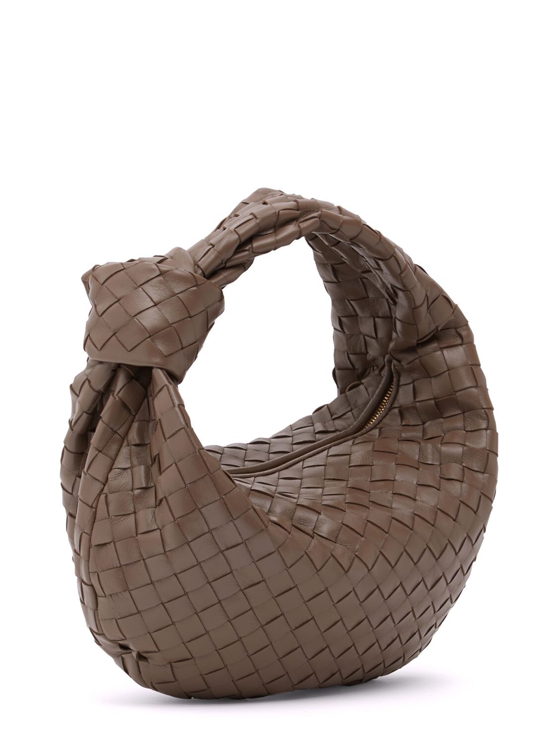 Bottega Veneta Jodie Teen Knotted Intrecciato Suede Tote