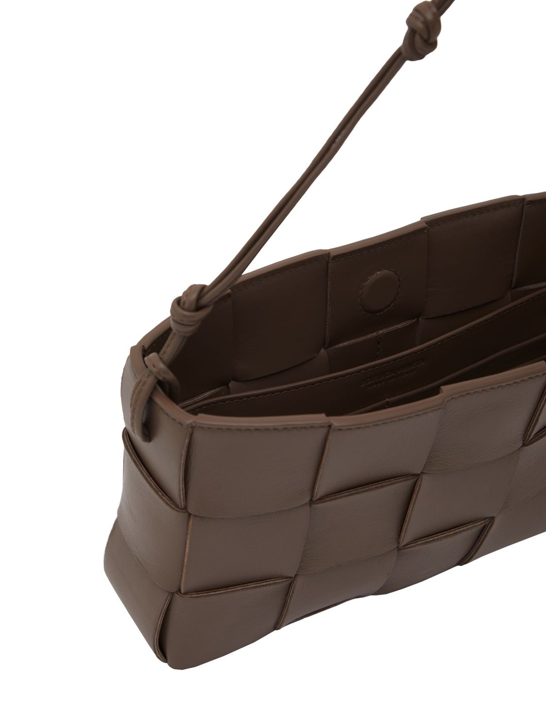 Tote Woven Basket Small aus Leder Shoulder bag 353028, Bottega Veneta Navy  Cassette Shoulder Bag