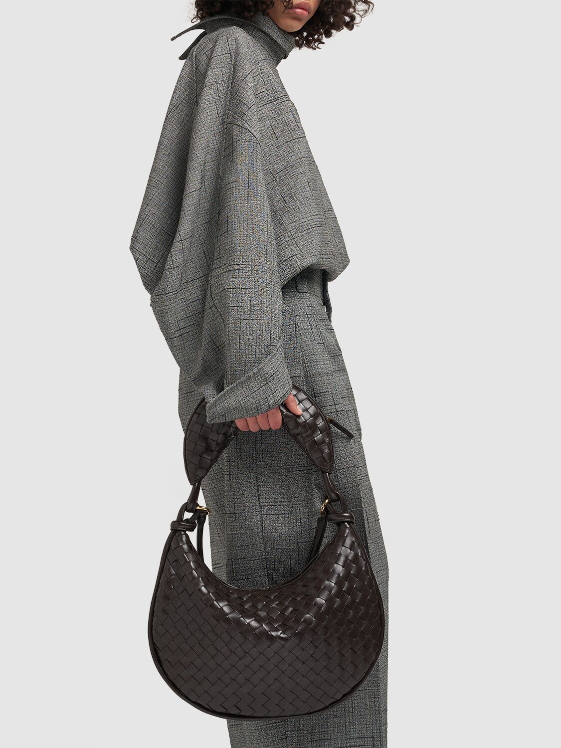 Bottega Veneta Women's Large Gemelli - Brown - Shoulder Bags