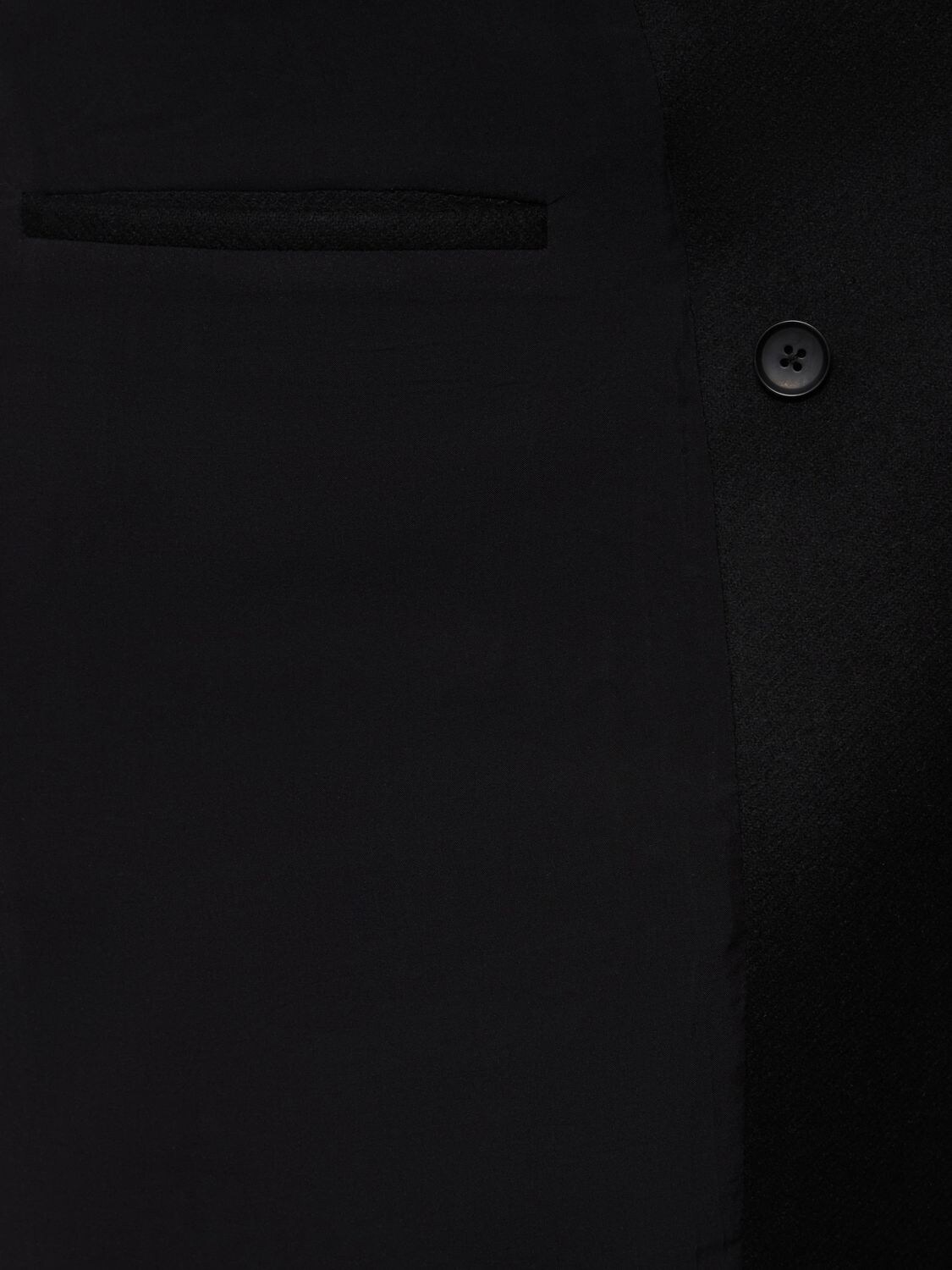 Shop Loulou Studio Vido Wool & Cashmere Long Coat In Black