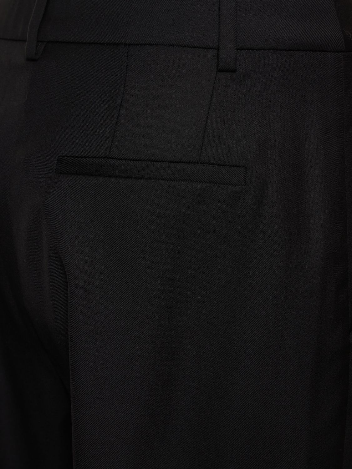 Shop Loulou Studio Sbiru Flared Wool Pants In Black