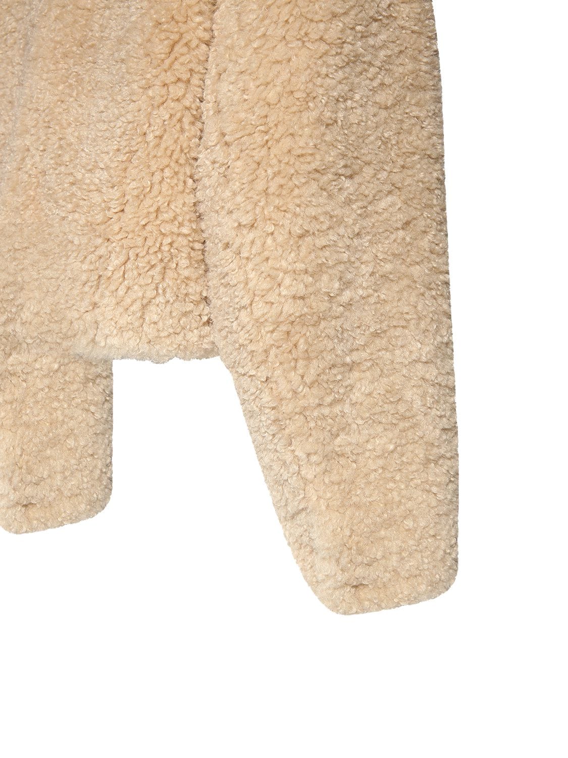 Shop Marant Etoile Fazia Faux Shearling Jacket In Ecru