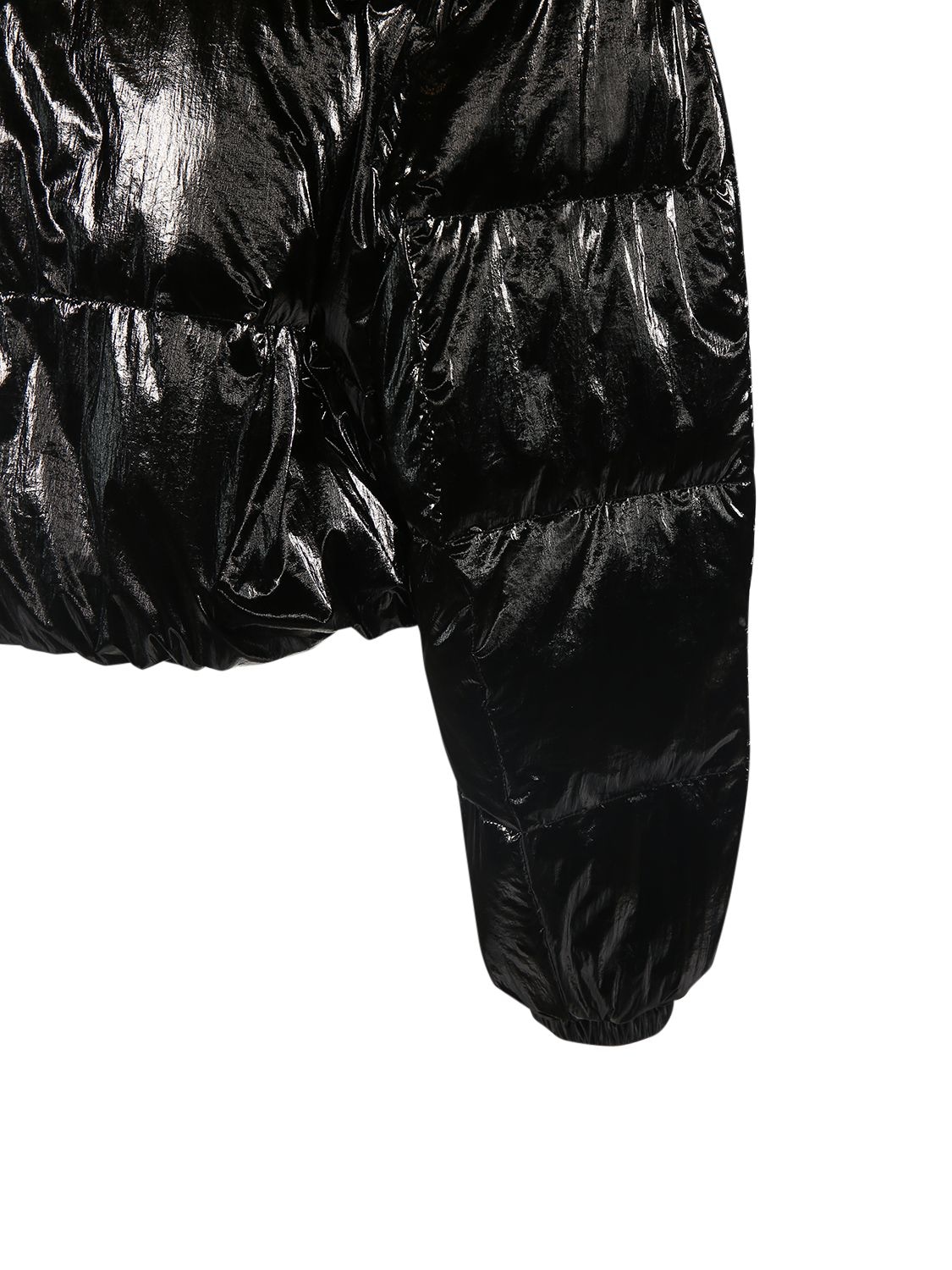 Shop Marant Etoile Telia Puffer Nylon Jacket In Black