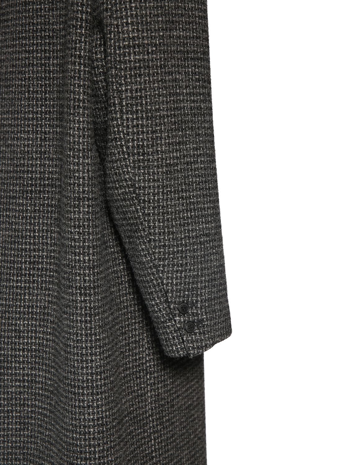 Shop Marant Etoile Sabine Wool Long Coat In Grey