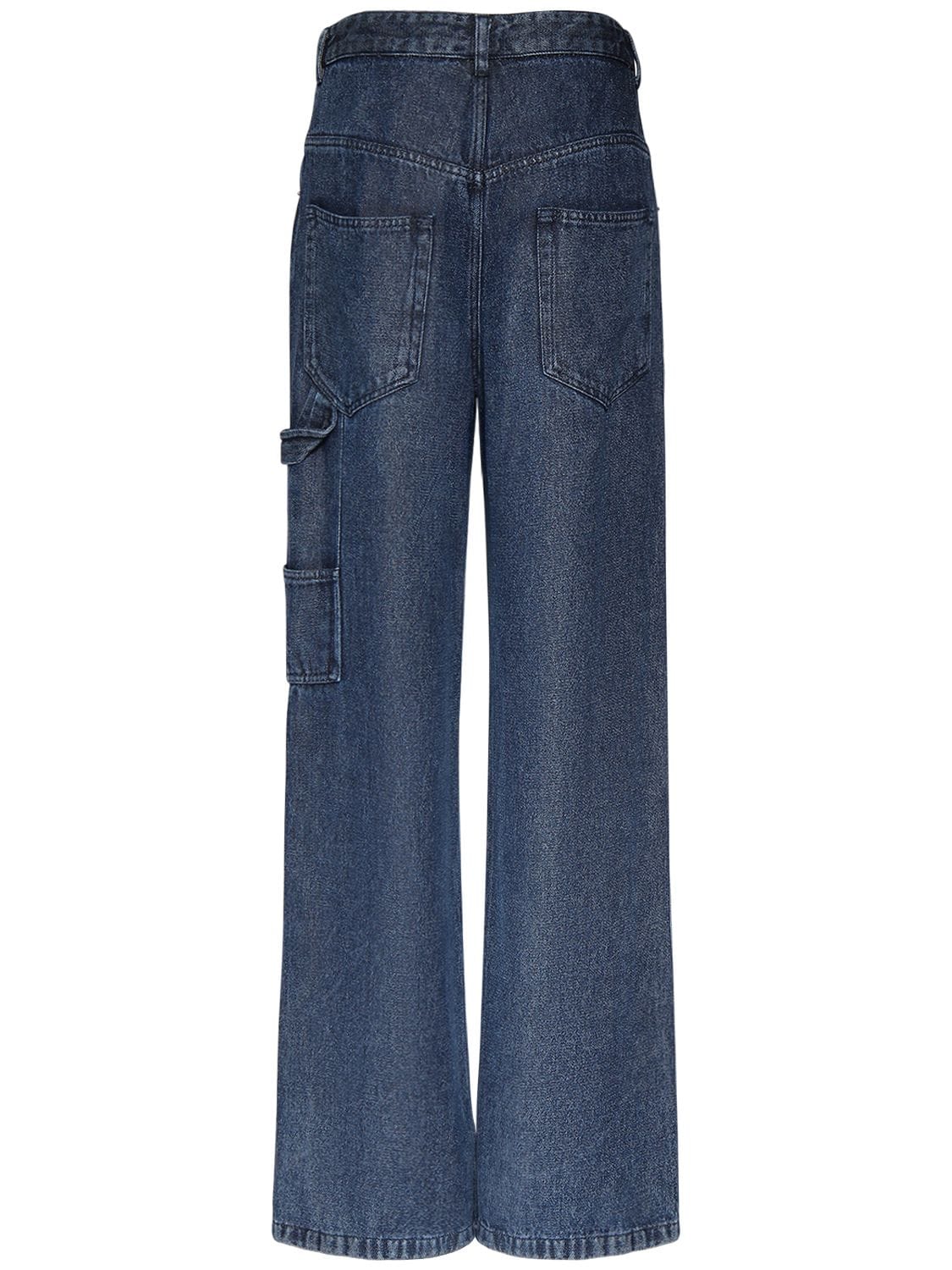 Shop Marant Etoile Bymara Lyocell Straight Jeans In Blue