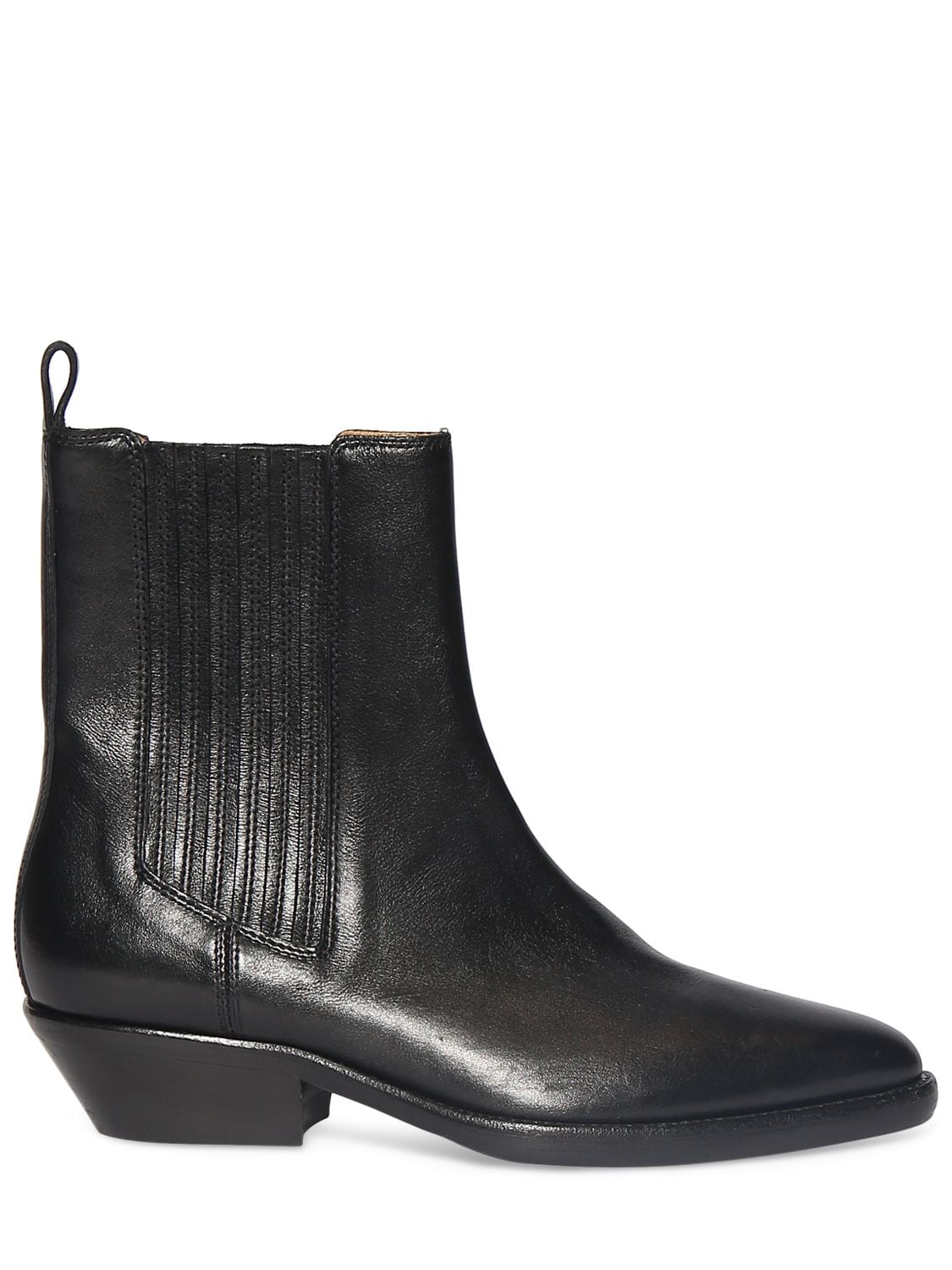 ISABEL MARANT 40MM DELENA LEATHER ANKLE BOOTS