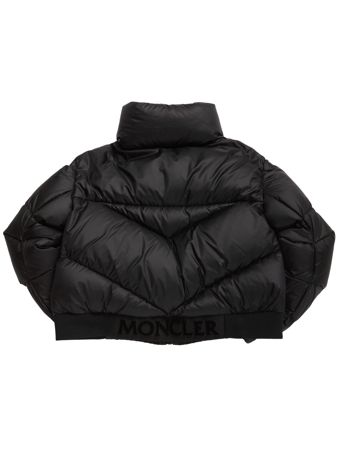 Shop Moncler Mira Nylon Down Jacket In Black