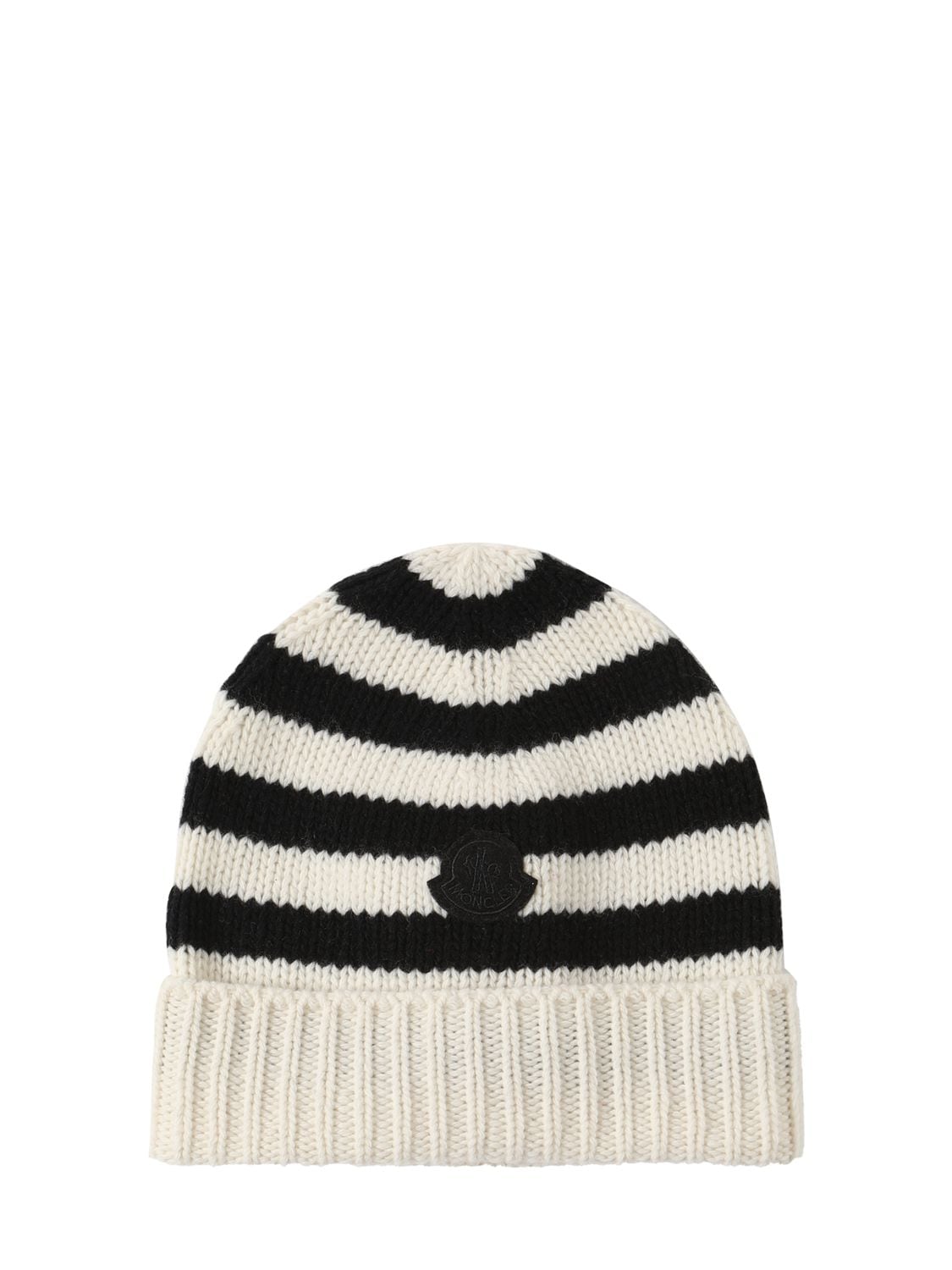 Moncler Babies' Carded Wool Beanie In White