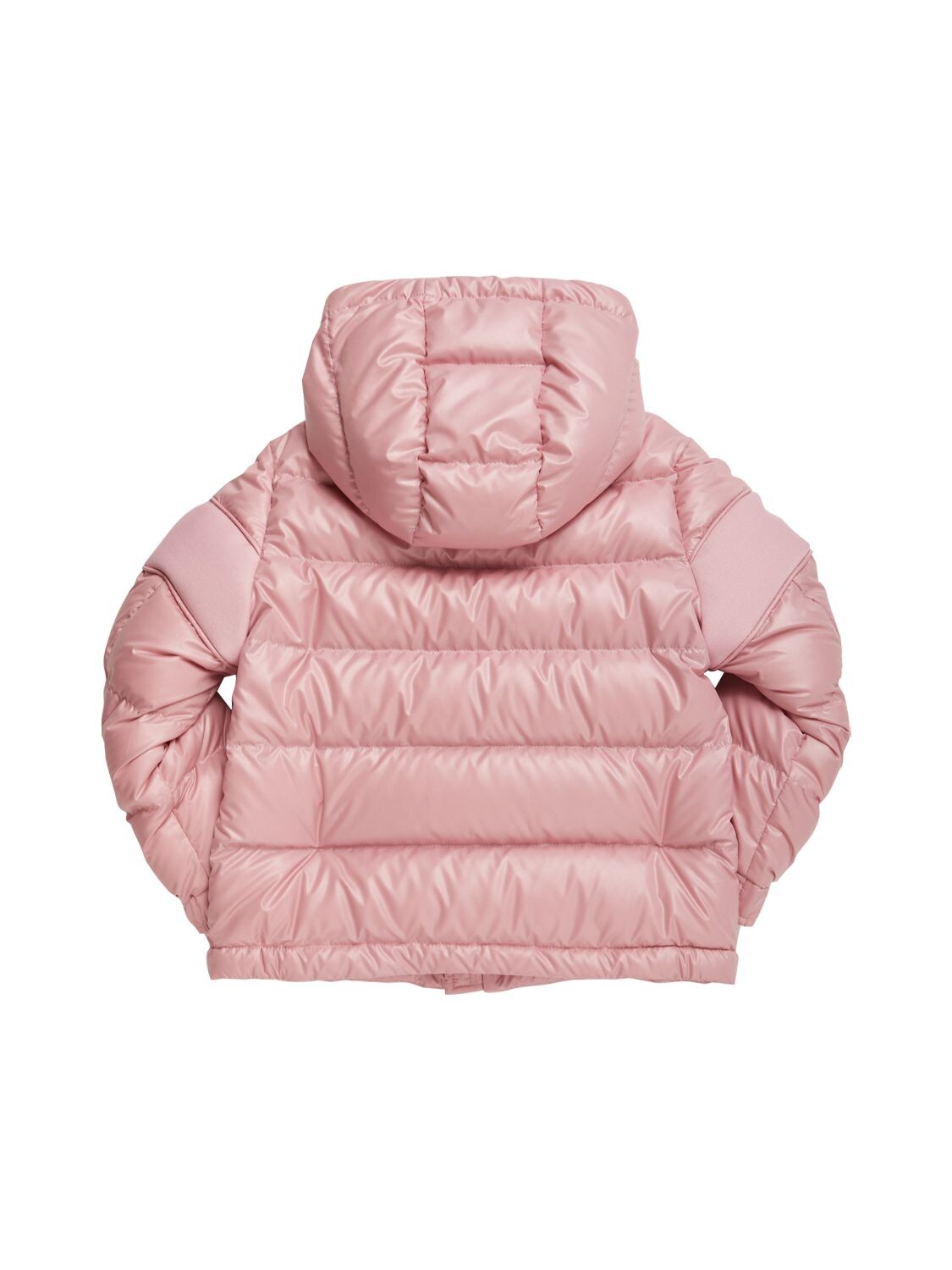 Shop Moncler Truyere Shiny Tech Down Jacket In Rose Pink