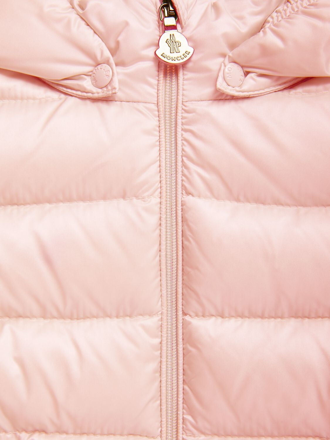 Shop Moncler Majeure Down Coat In Light Pink